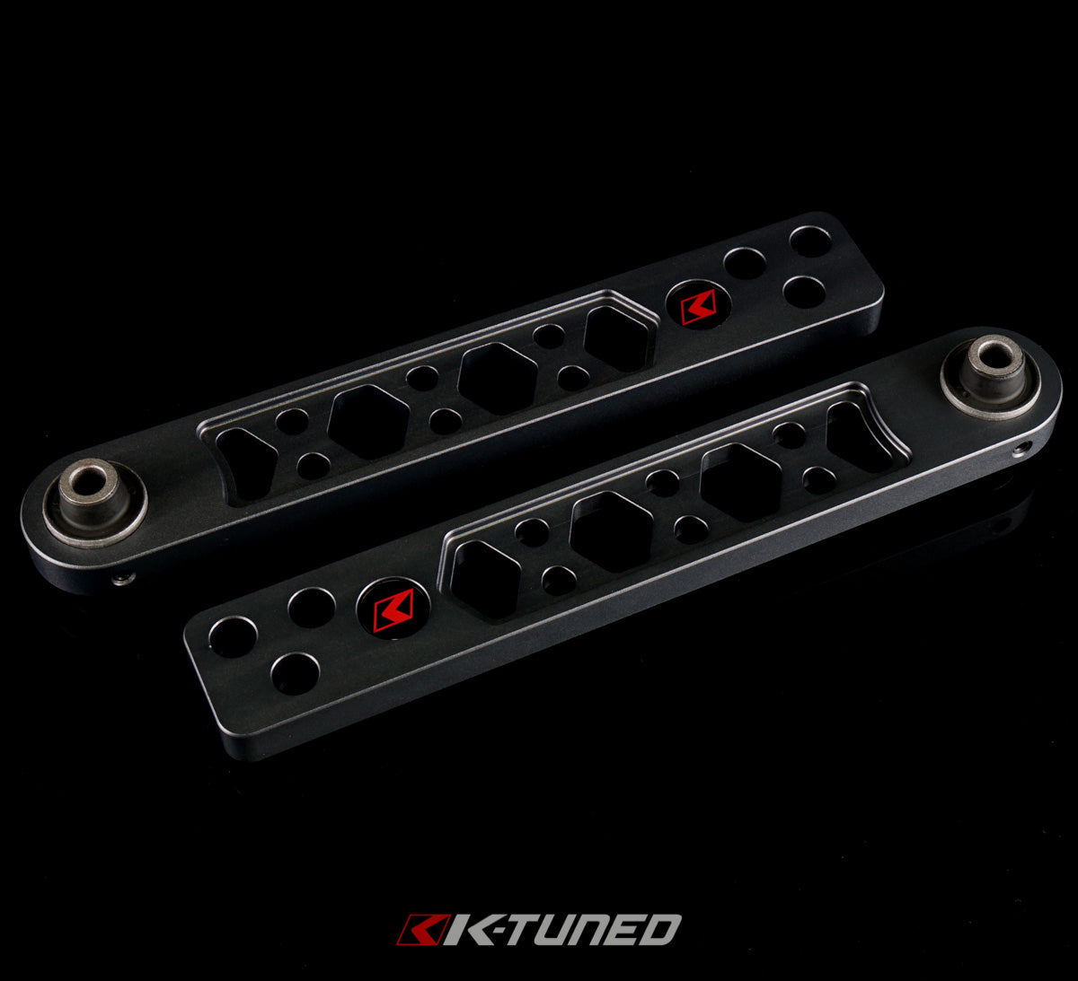 K-Tuned Rear LCA Lower Control Arms Honda Integra DC5 - Rubber Bushing β K-Tuned for Honda K-Series (KTD-RLR-RSX)