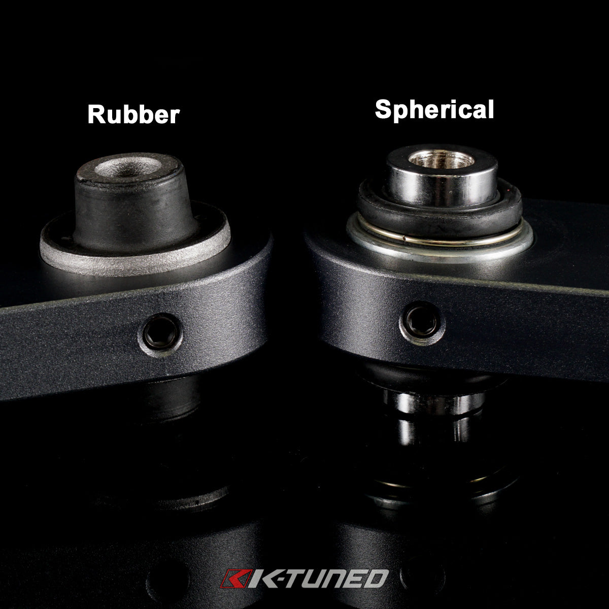K-Tuned Rear LCA Lower Control Arms Honda Integra DC5 - Rubber Bushing β K-Tuned for Honda K-Series (KTD-RLR-RSX)