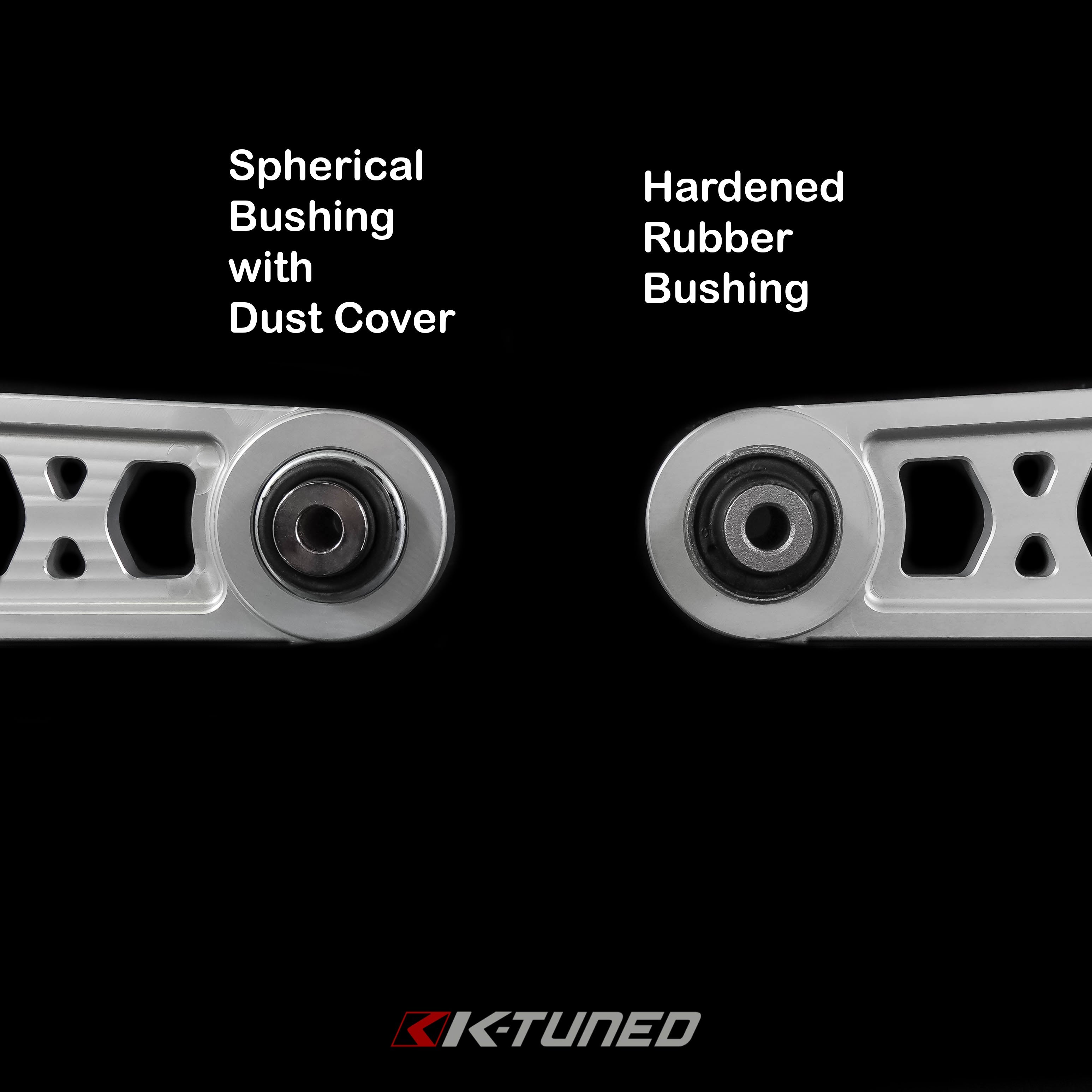 K-Tuned Rear LCA Rear Lower Control Arms Honda Civic EK 96-00 - Rubber Bushing β K-Tuned for Honda K-Series (KTD-RLR-S96)