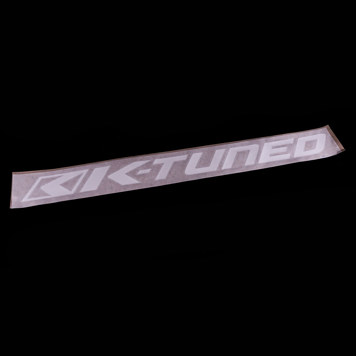 K-Tuned Vinyl Sticker - White β K-Tuned for Honda K-Series (KTD-STK-VW3)