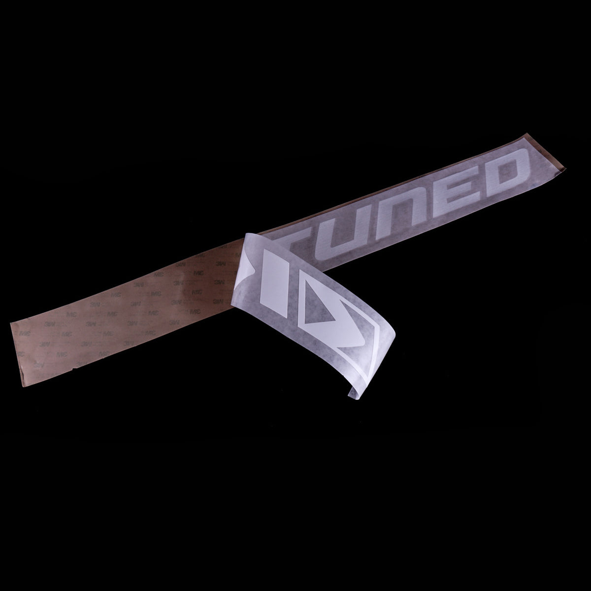 K-Tuned Vinyl Sticker - White β K-Tuned for Honda K-Series (KTD-STK-VW3)