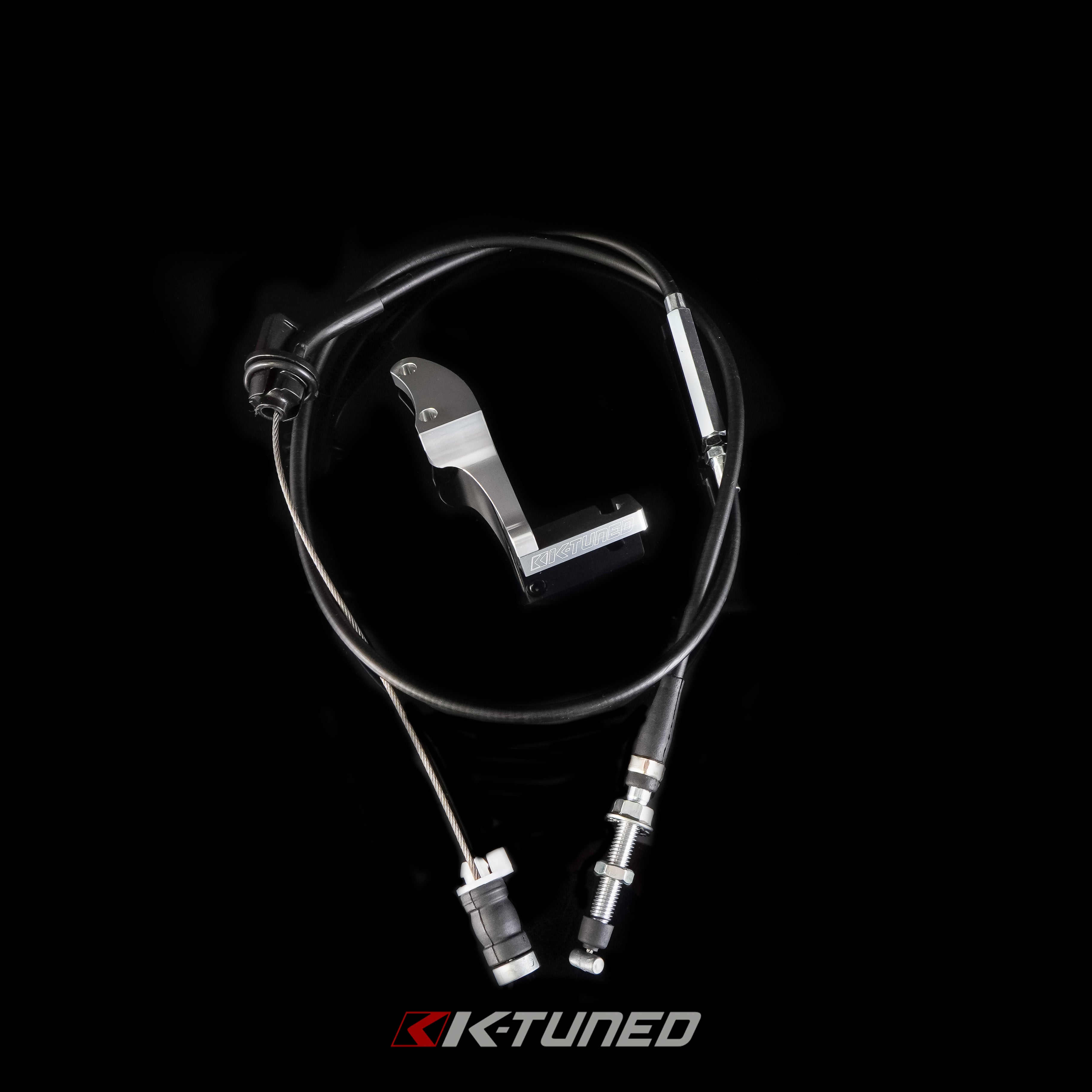 K-Tuned Throttle Cable With Bracket Honda K-Series - Center Feed Throttle Cable β K-Tuned for Honda K-Series (KTD-TCU-125)