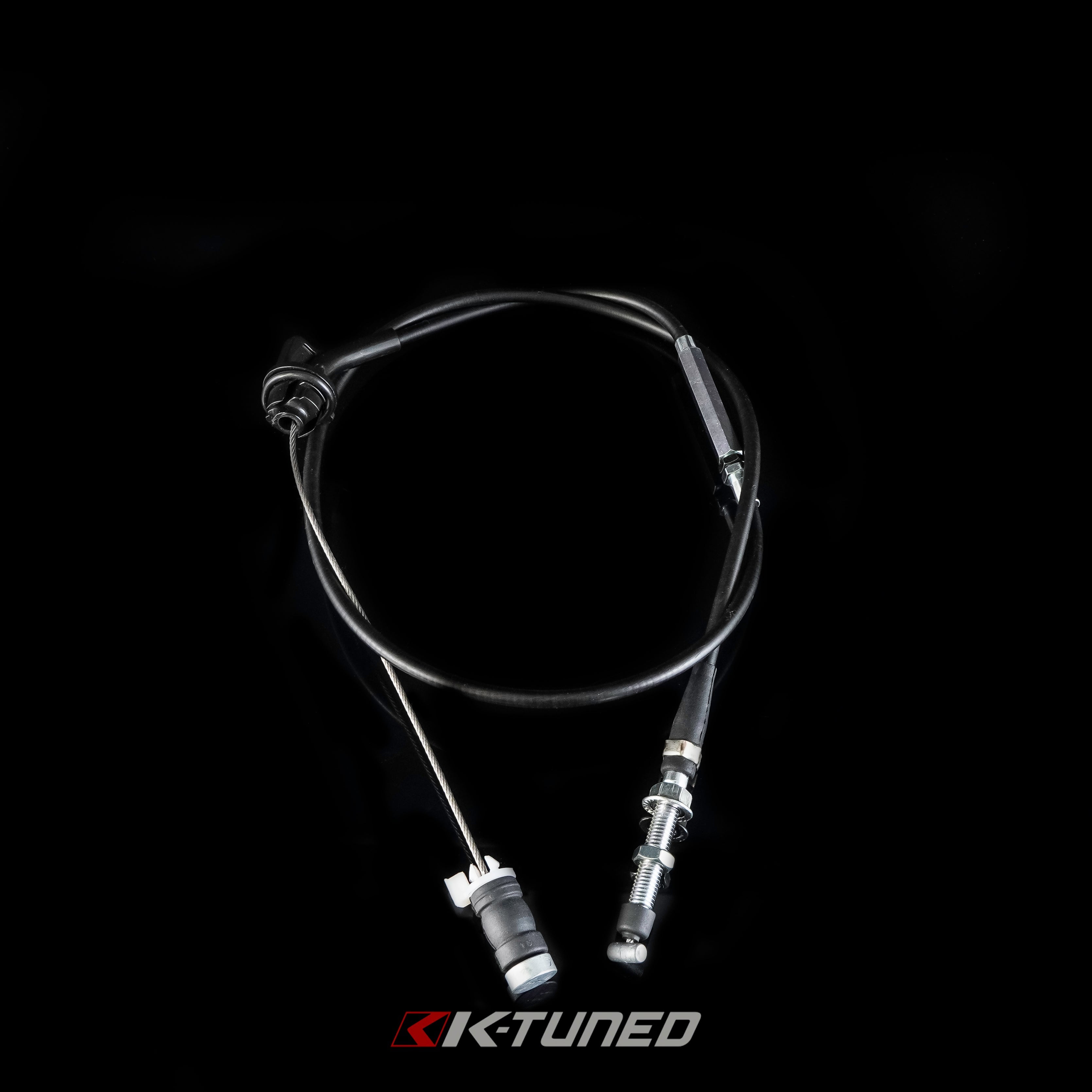 K-Tuned Throttle Cable With Bracket Honda K-Series - Center Feed Throttle Cable β K-Tuned for Honda K-Series (KTD-TCU-125)