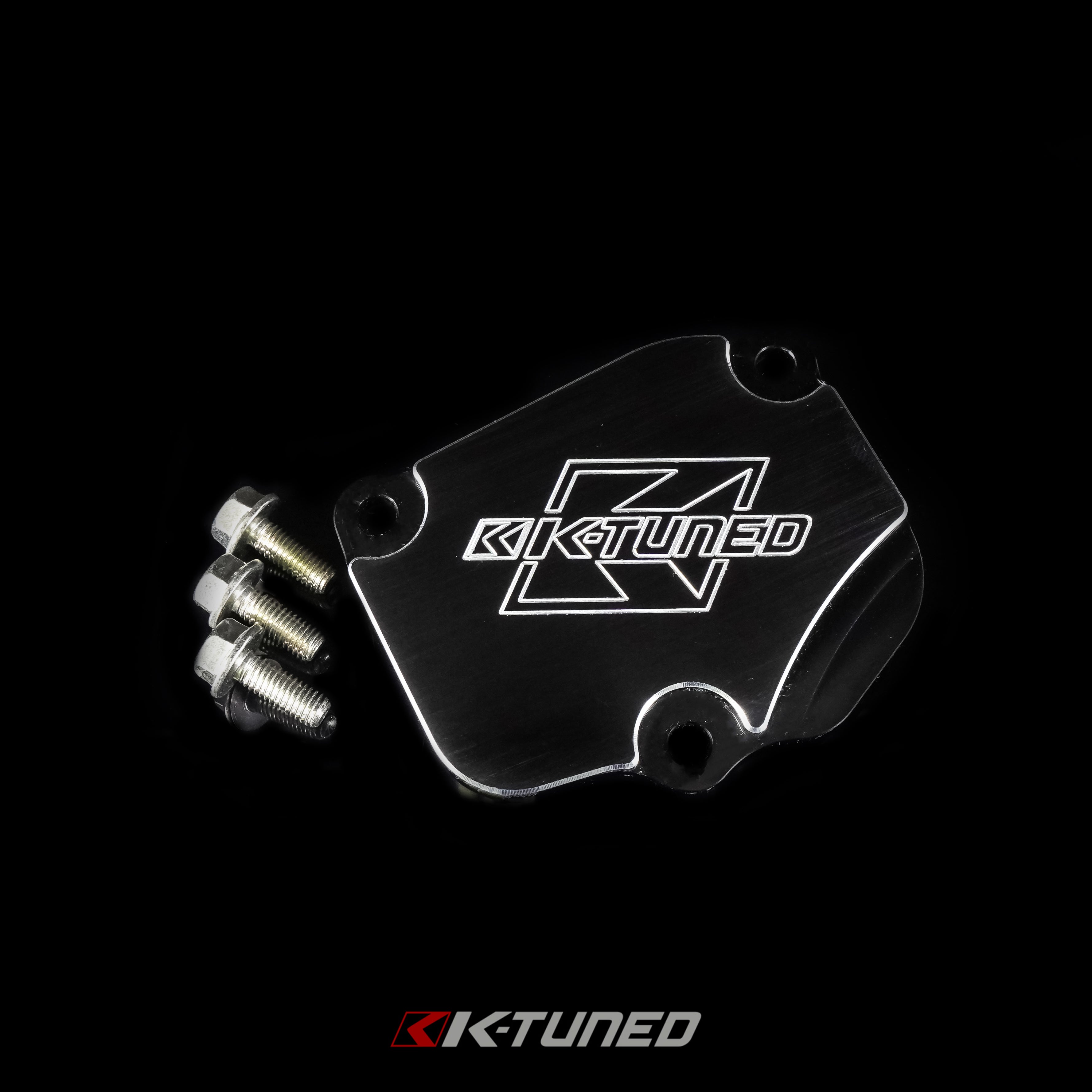 K-Tuned Tensioner Cover Anodized Black Limited Edition β K-Tuned for Honda K-Series (KTD-TEN-COB)