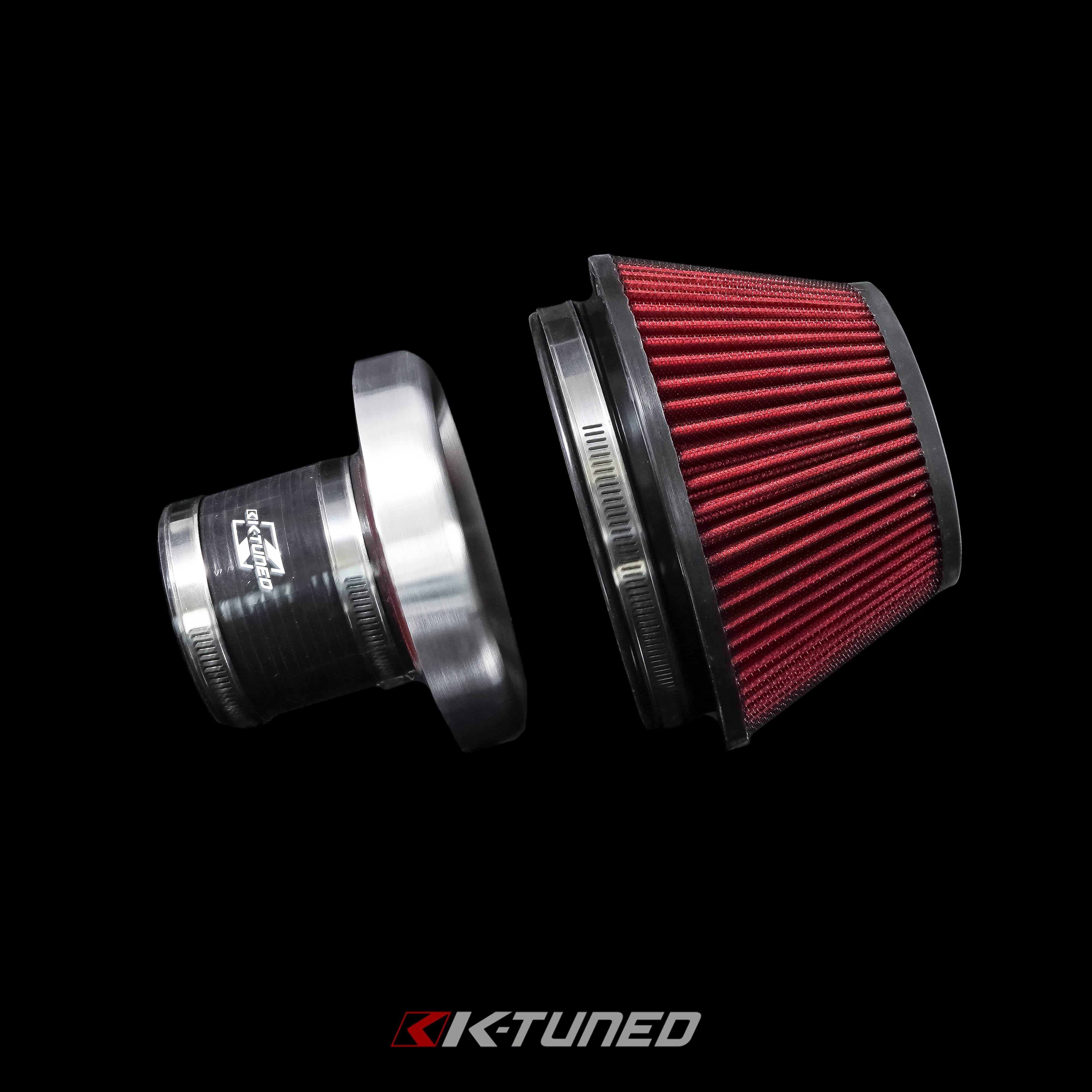 K-Tuned Velocity Stack Combo - V-Stack Only - 2.5in (No Silicone Coupler) β K-Tuned for Honda K-Series (KTD-VS-625)