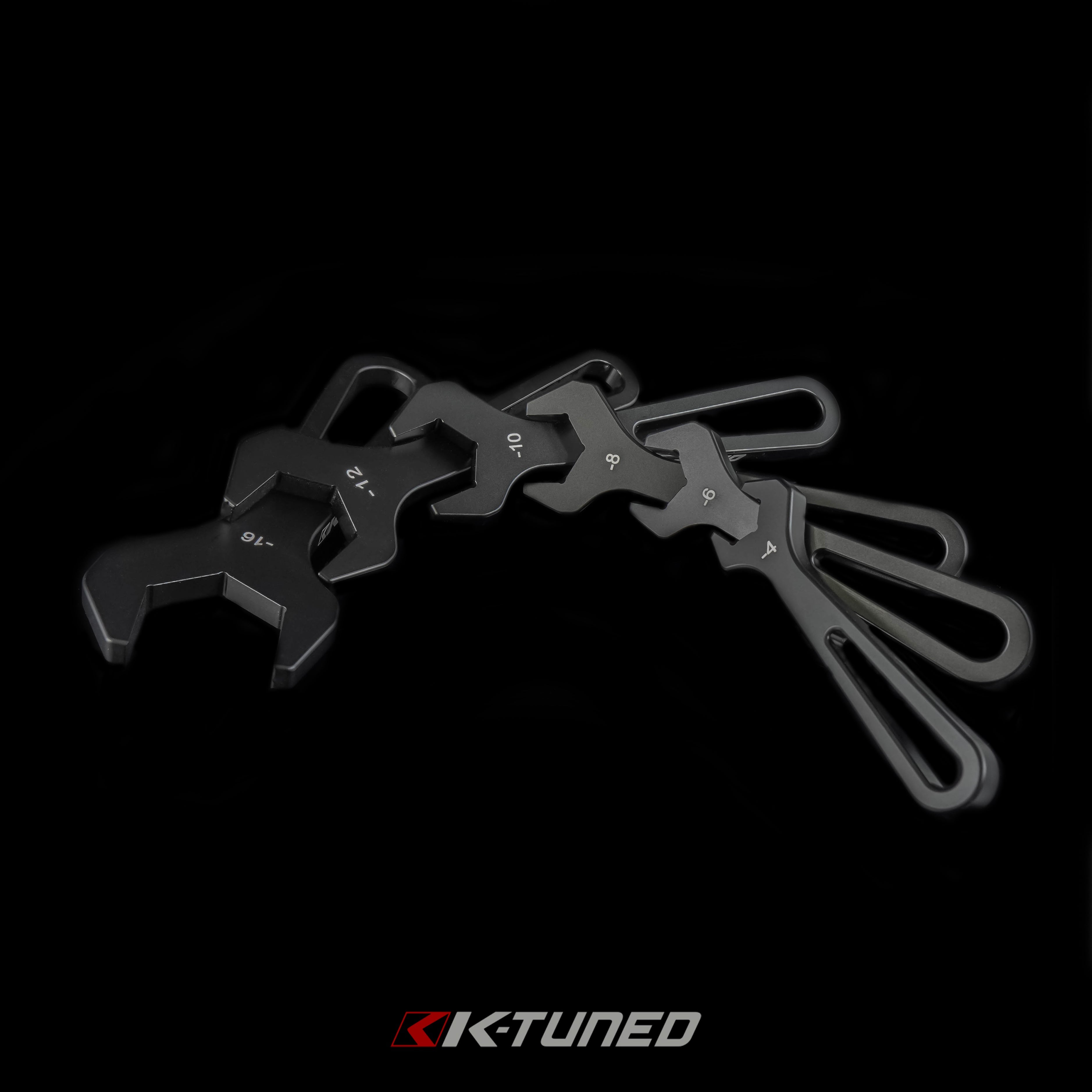 K-Tuned AN Billet Wrench/Spanner - KIT (4AN to 16AN) – K-Tuned for Honda K-Series (KTD-WRK-416)