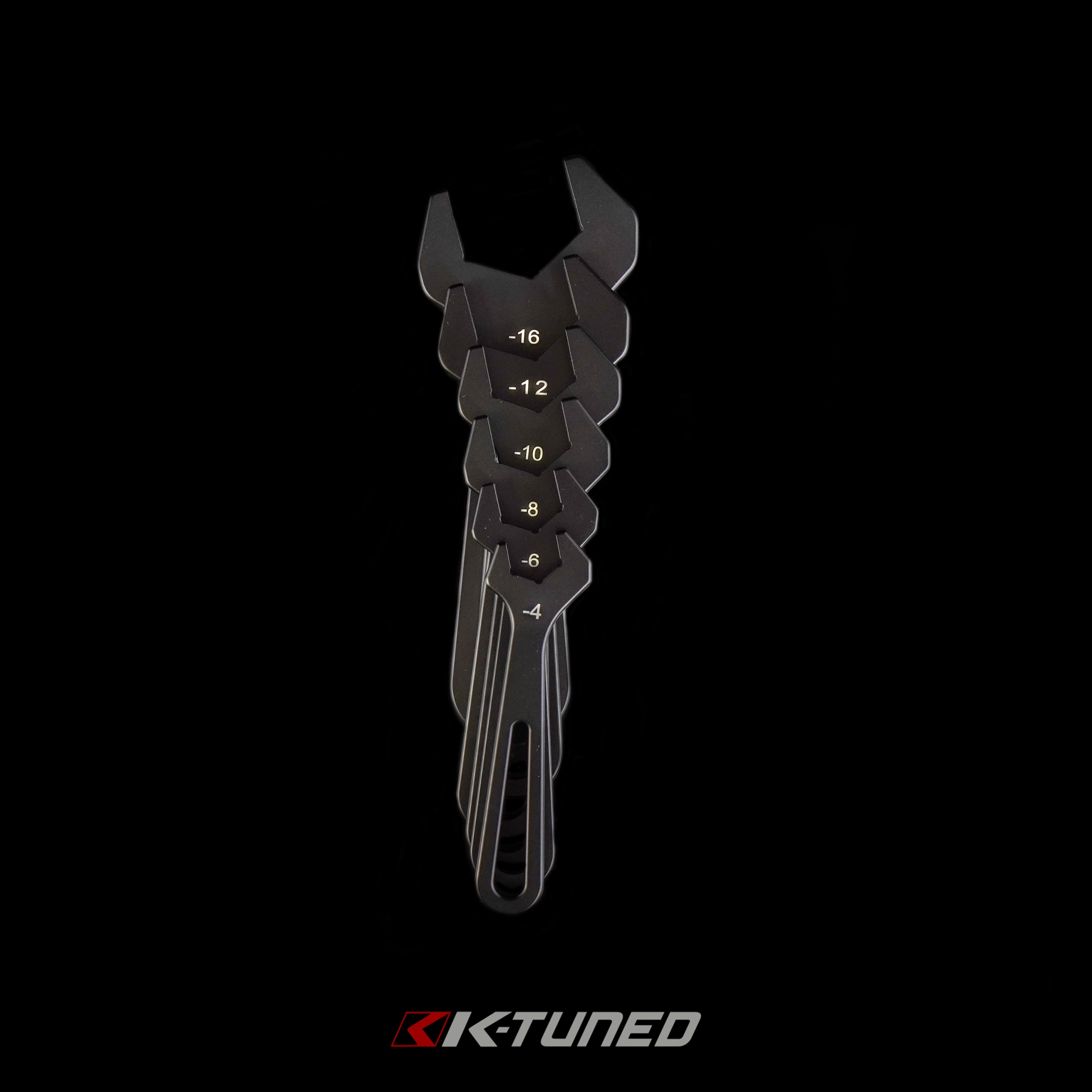 K-Tuned AN Billet Wrench/Spanner - KIT (4AN to 16AN) β K-Tuned for Honda K-Series (KTD-WRK-416)