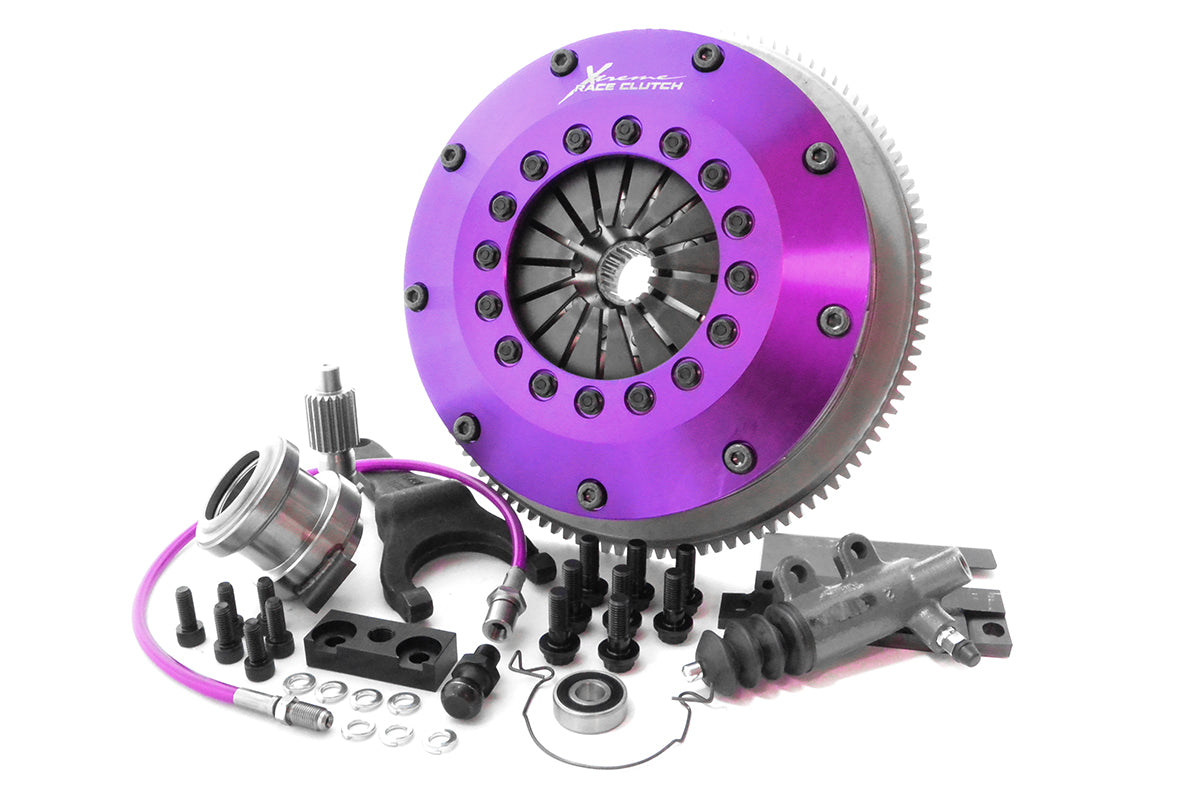 Xtreme Performance - 200mm Sprung Ceramic Twin Plate Clutch Kit Incl Flywheel 1200Nm