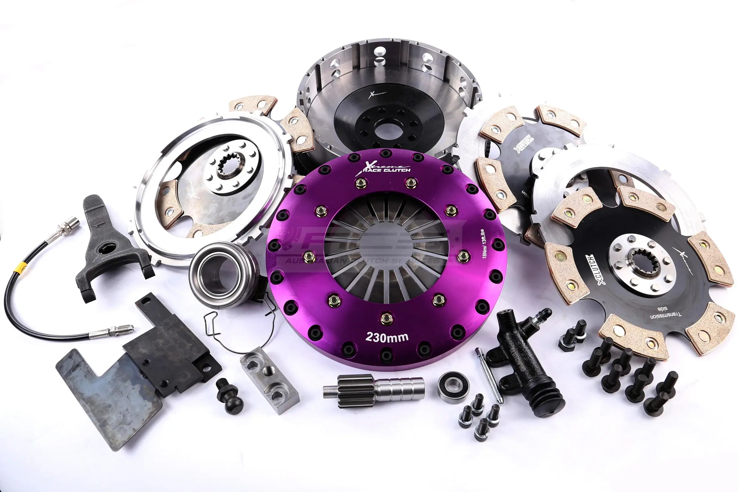 Xtreme Motorsport - 230mm Rigid Ceramic Triple Plate Clutch Kit Incl Flywheel