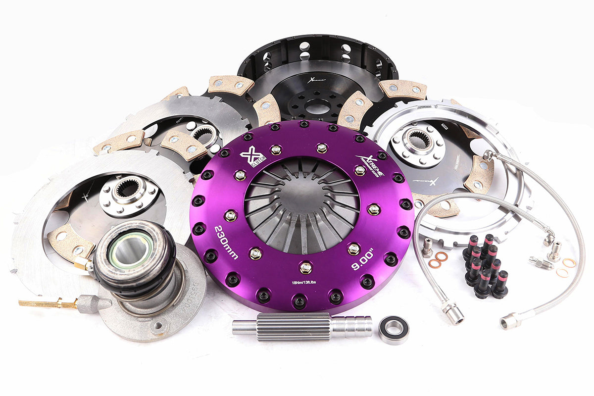 Xtreme Motorsport - 230mm Rigid Ceramic Triple Plate Clutch Kit QUAIFE 26x28.6mm