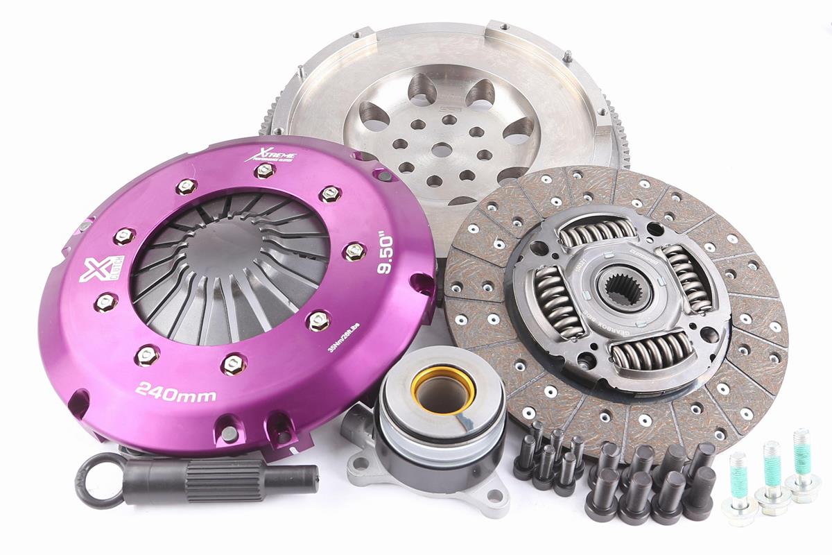 Clutch Kit - Xtreme Performance Heavy Duty Organic Incl Flywheel & CSC - CONVERSION TO SOLID FLYWHEEL does have a significant increase in noise and harmonics - 600NM