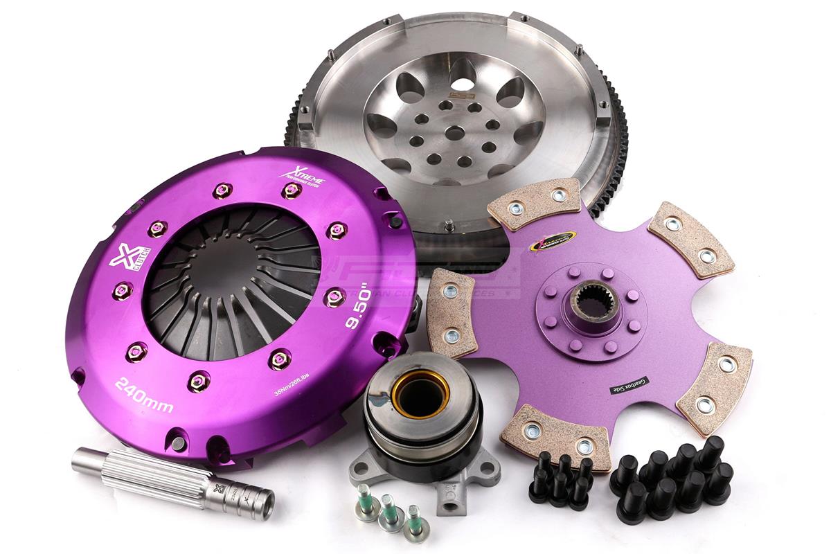 Clutch Kit - Xtreme Performance Heavy Duty Rigid Ceramic Incl Flywheel & CSC - CONVERSION TO SOLID FLYWHEEL does have a significant increase in noise and harmonics - 600NM