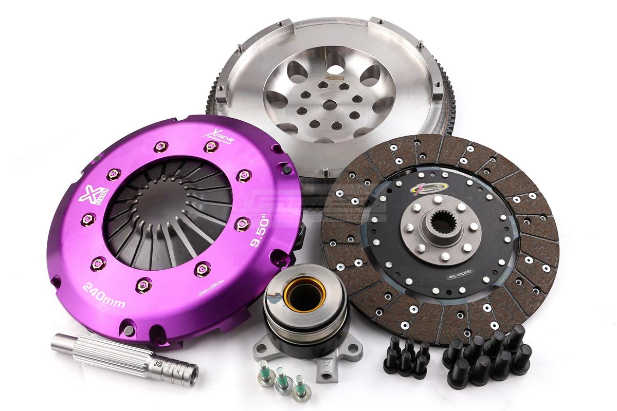Clutch Kit - Xtreme Performance Heavy Duty Rigid Organic Incl Flywheel & CSC - CONVERSION TO SOLID FLYWHEEL does have a significant increase in noise and harmonics - 600NM