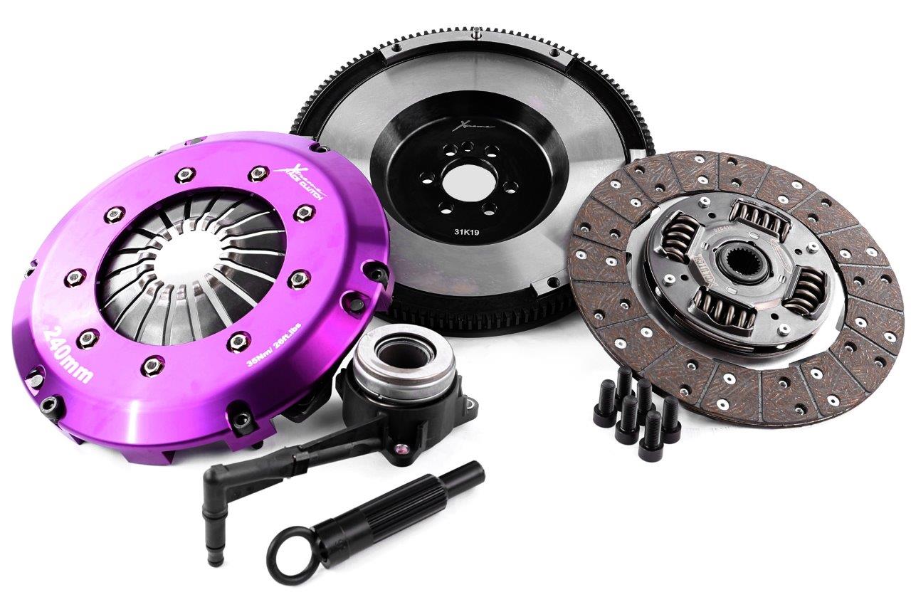 Clutch Kit - Xtreme Performance Heavy Duty Organic Incl Flywheel & CSC 600Nm Conversion kit Dual-mass to solid flywheel