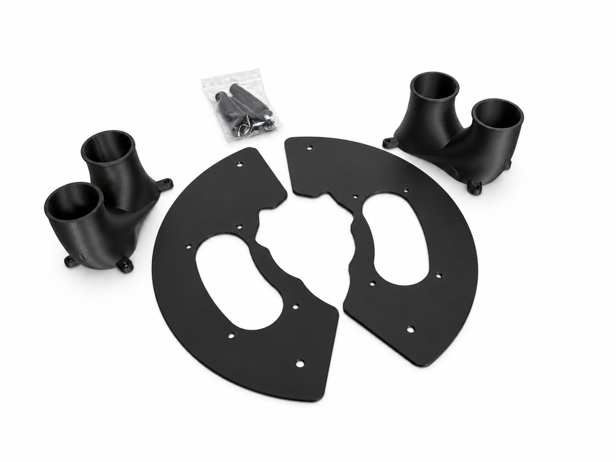 ST Trackparts BMW GT4 Style Brake Cooling Plates (High Flow) M2 M3 M4 F87 F80 F82 - product image 1