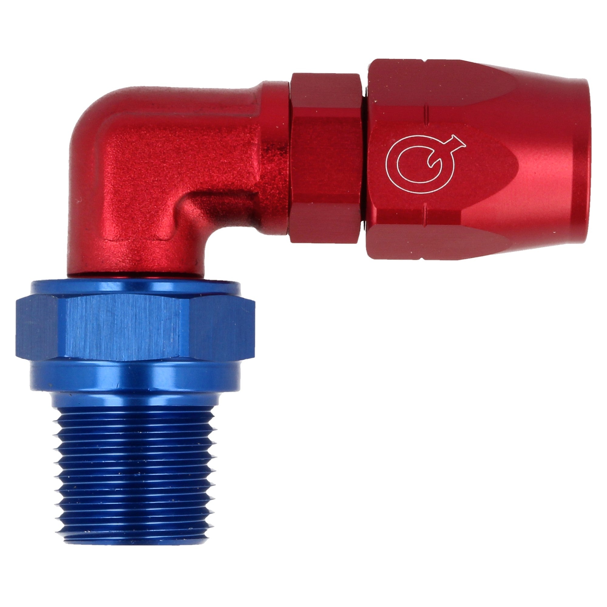 hose adapter male 90° AN8 - 3/8 NPT