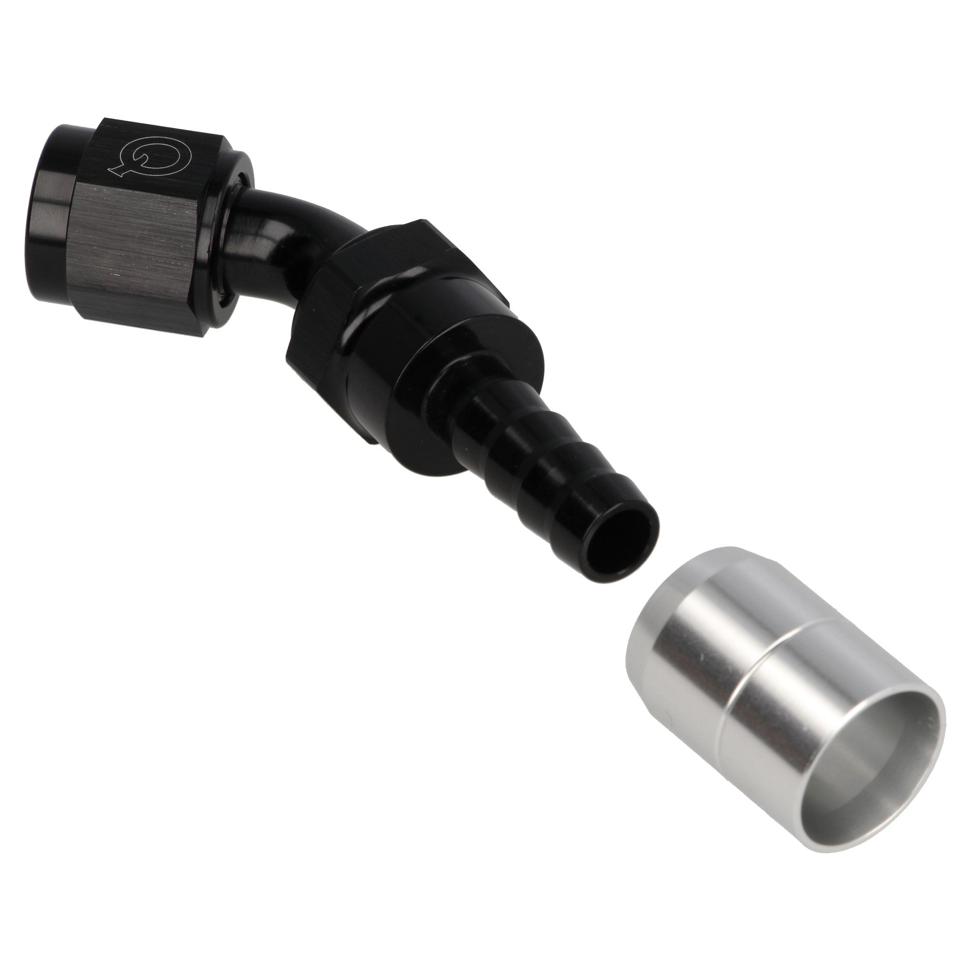 shrink hose adapter 45° AN10