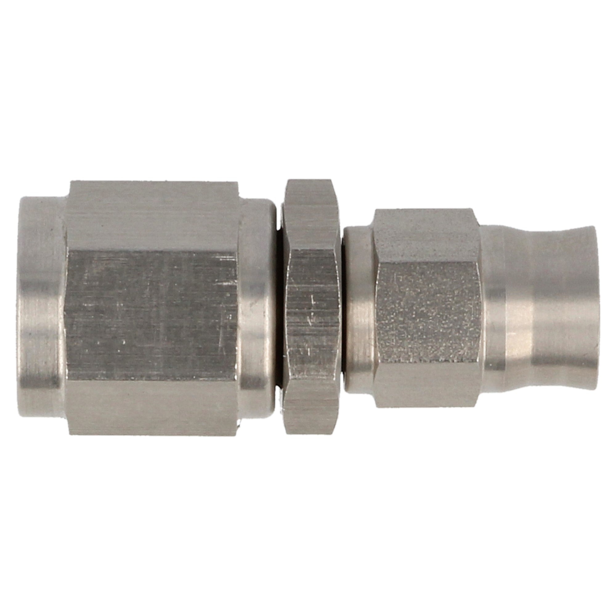 stainless steel brake fitting female / female AN4 - AN3