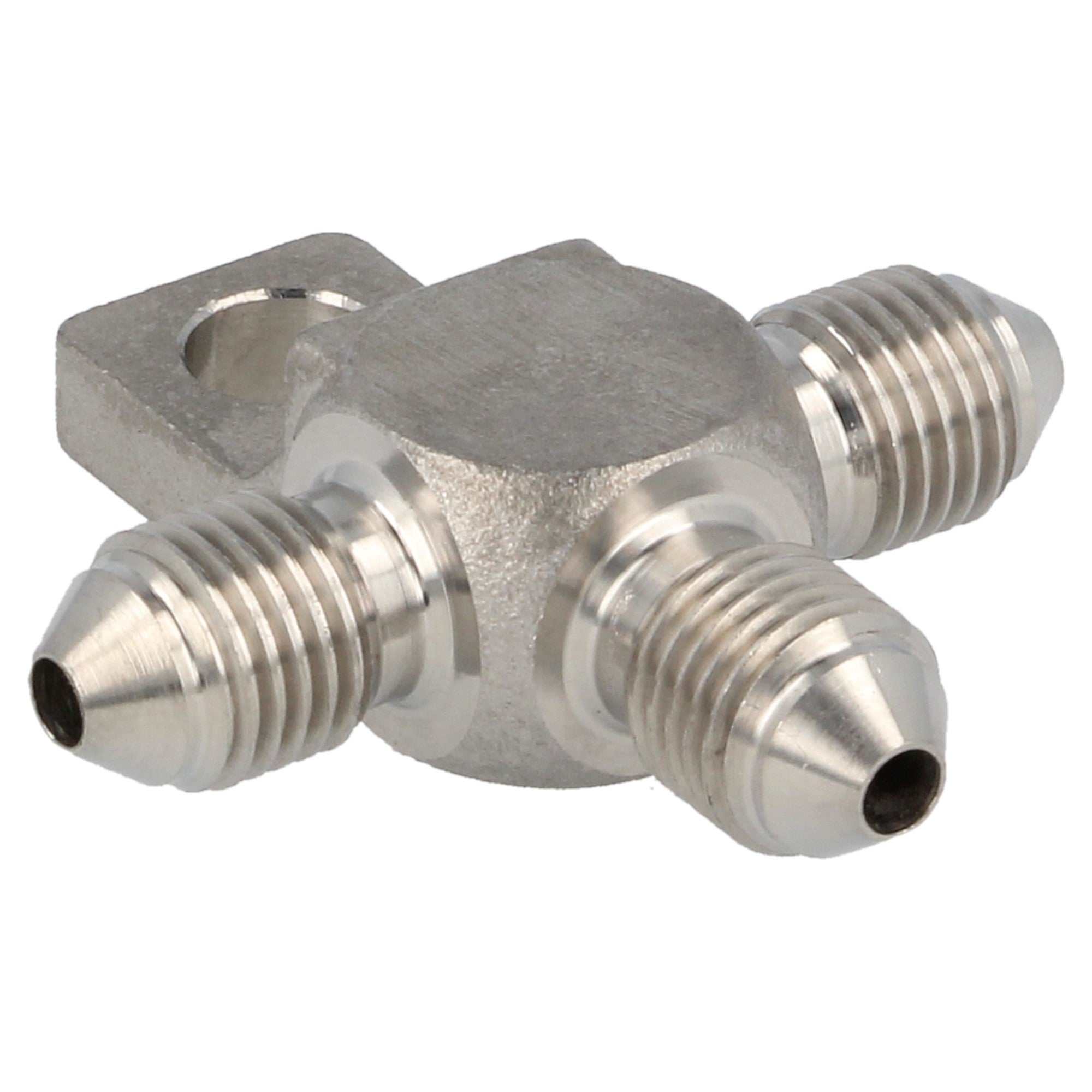 stainless steel T-piece male AN3 - AN3 - AN3