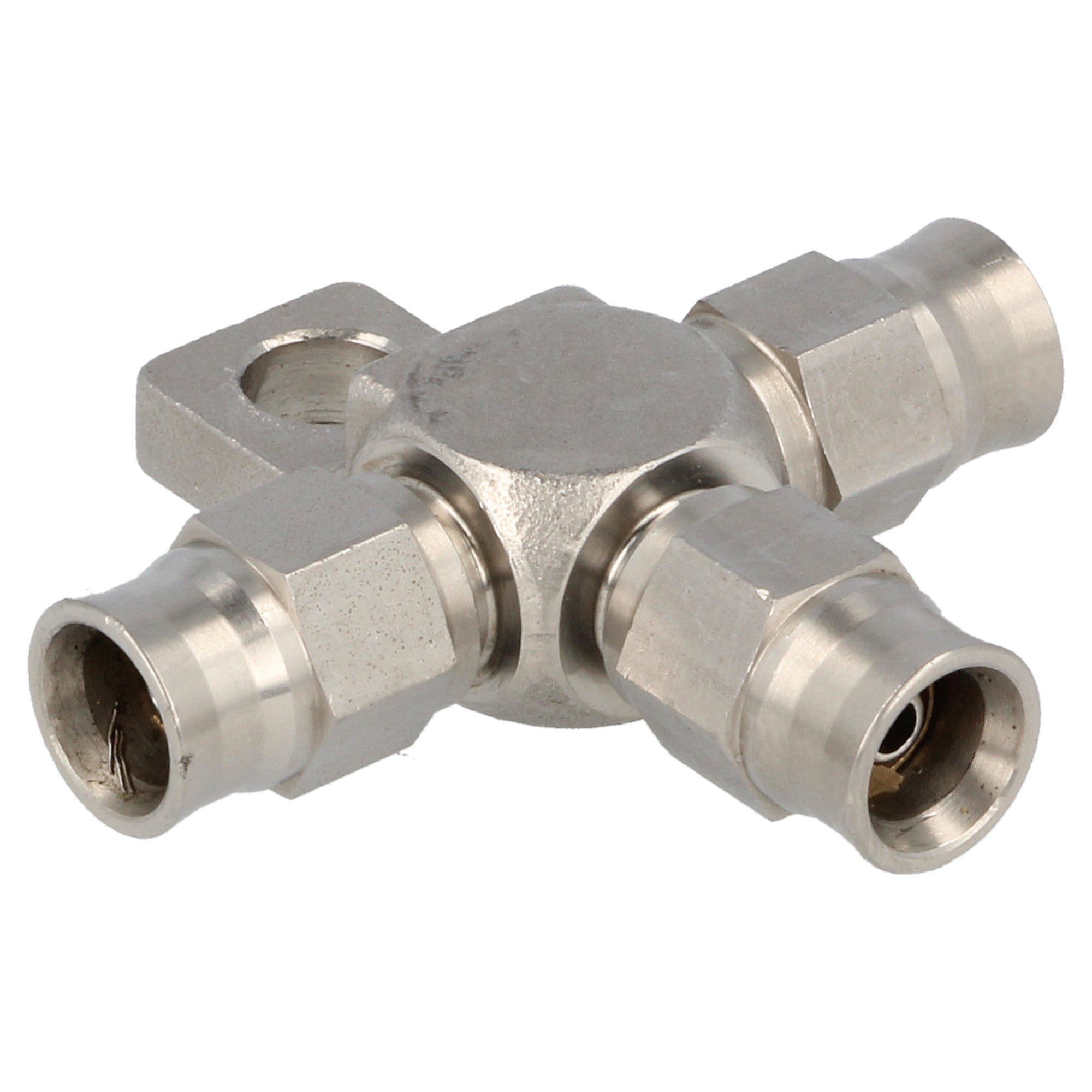 stainless steel T-piece female AN3 - AN3 - AN3