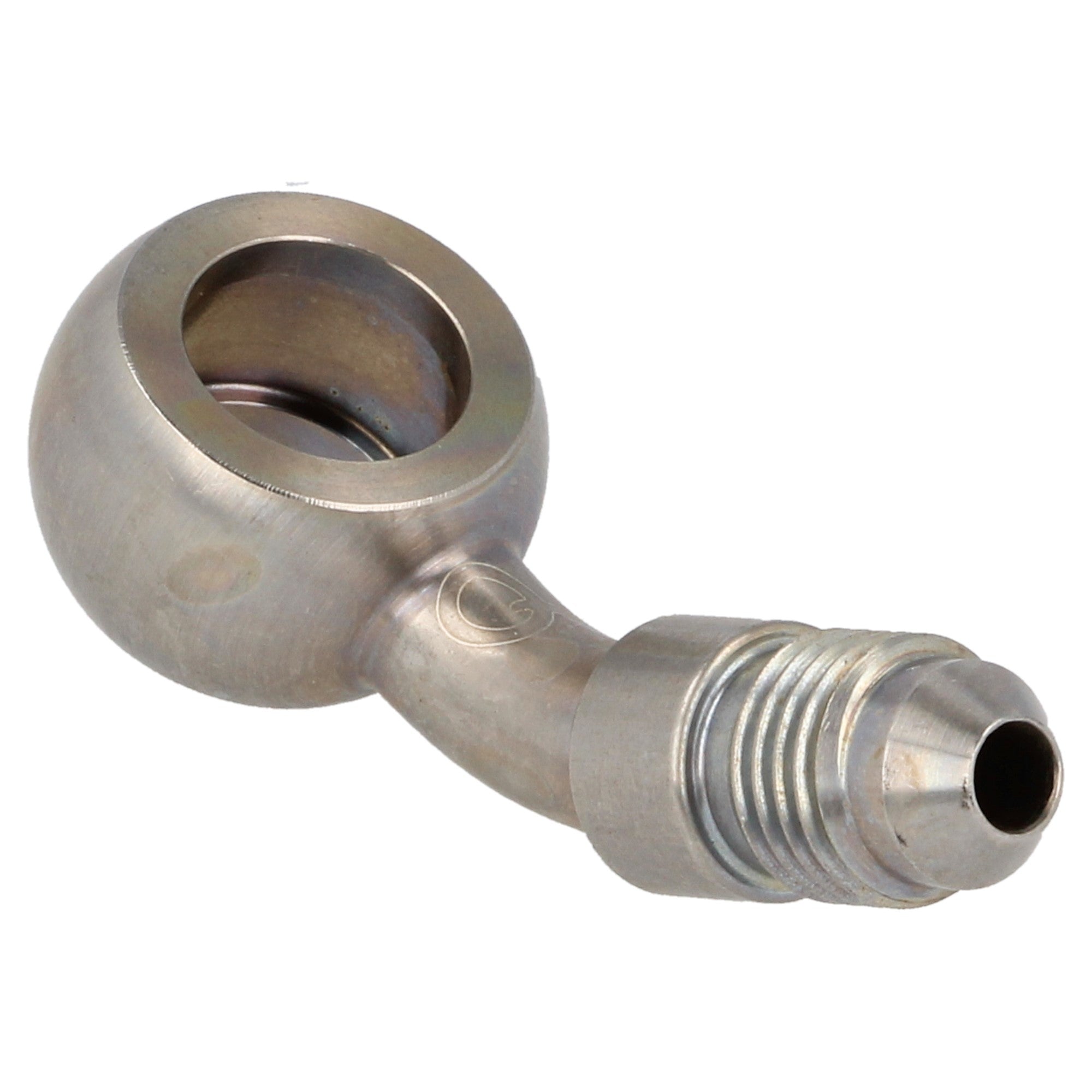 stainless steel banjo eye 45° male AN3