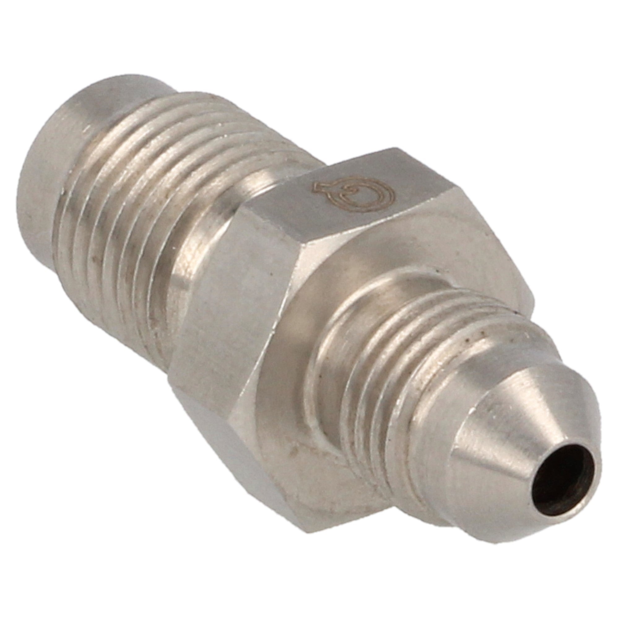 stainless steel adapter male / male AN3 - 7/16 - 24 concave