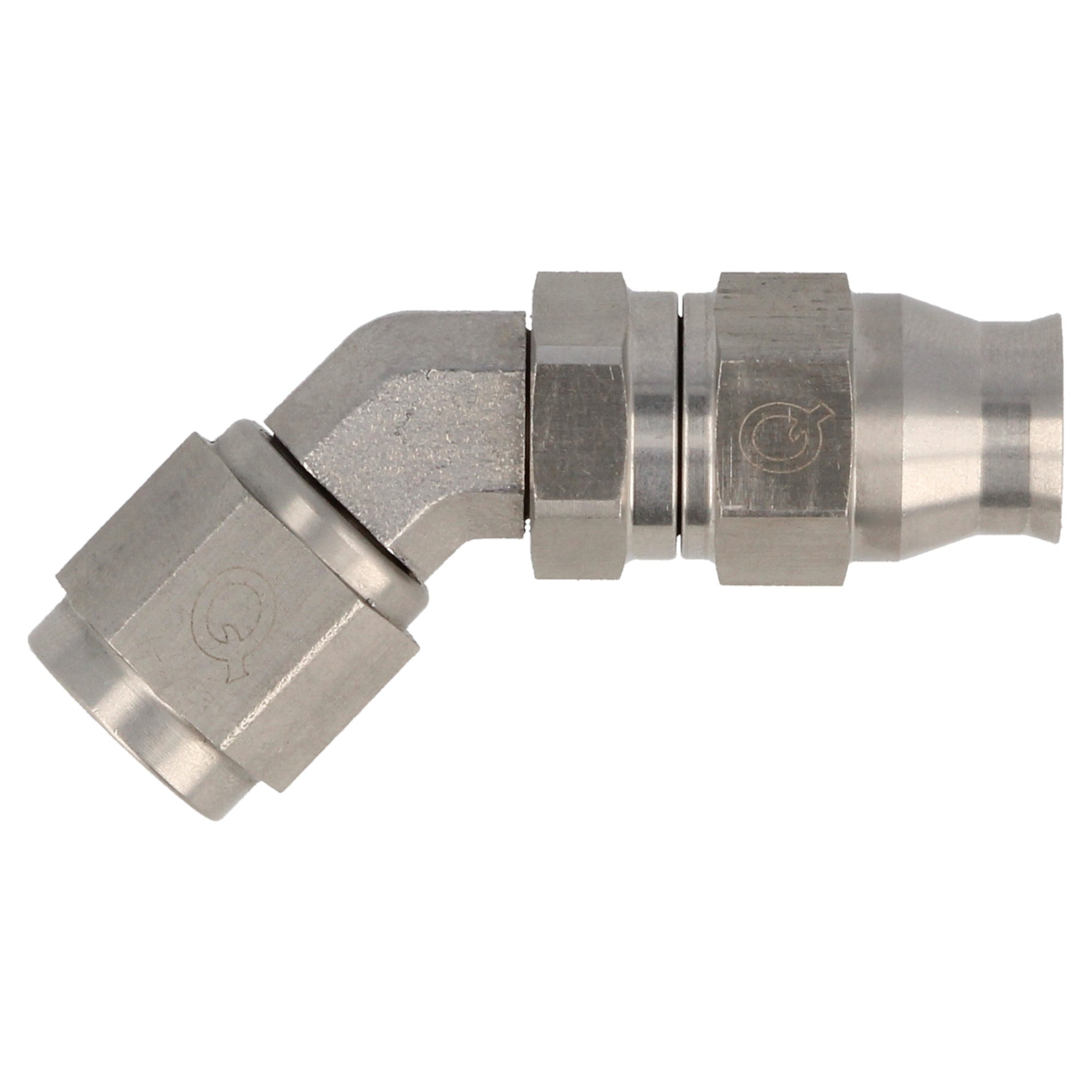 stainless steel brake fitting female 45° AN3