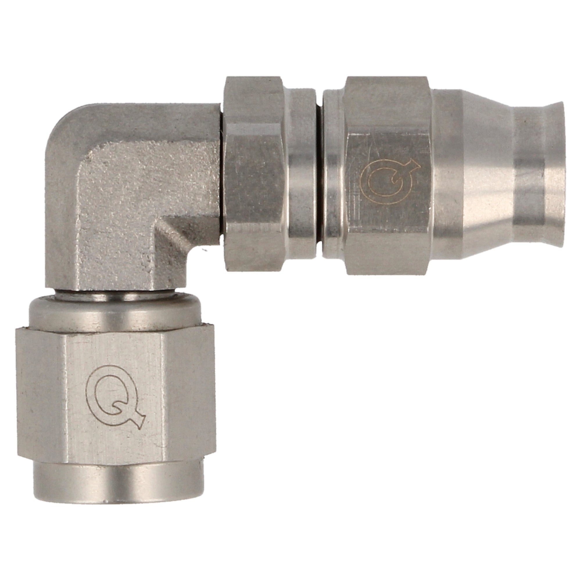 stainless steel brake fitting female 90° AN3