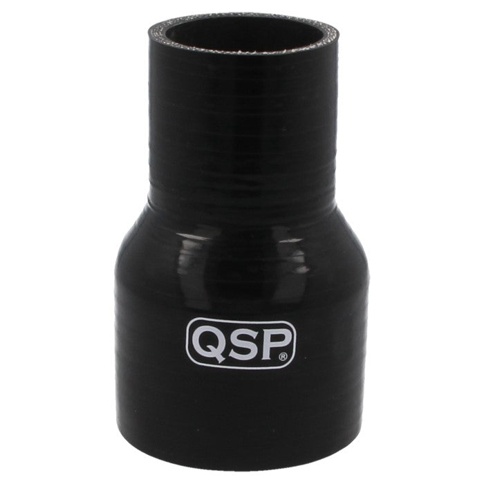 Silicone hose reducer  - fuel and oil resistant - 57-51 mm - Black