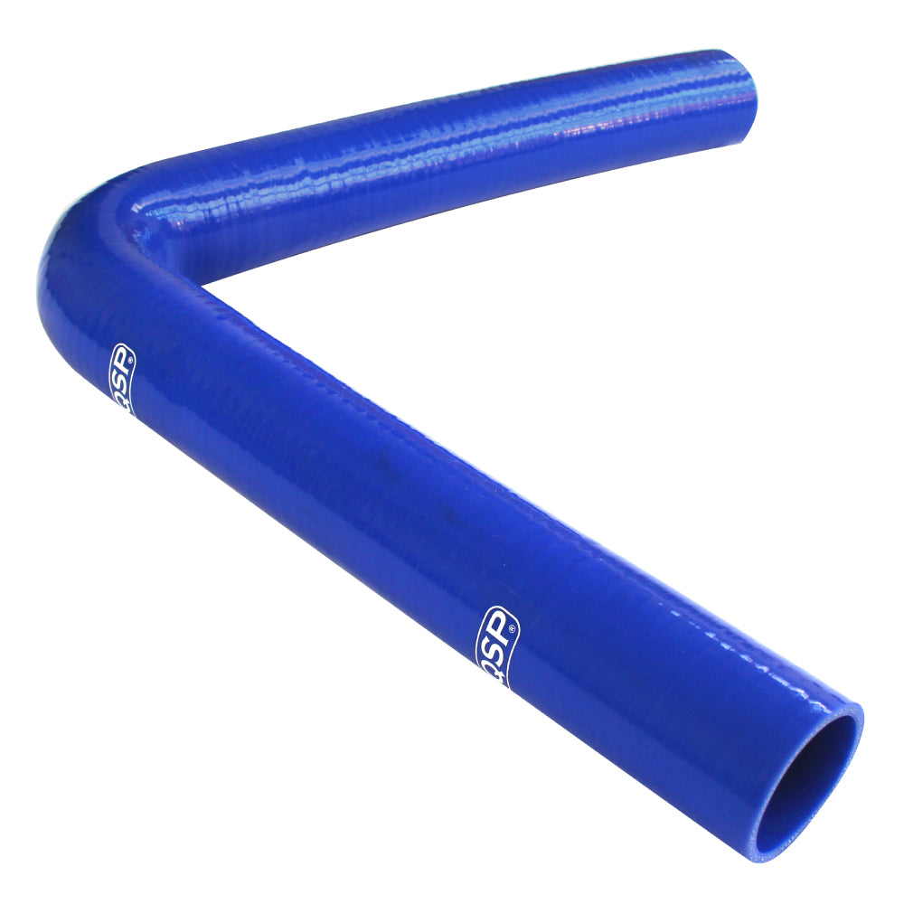 Silicone hose XL - 90° bend - 28 mm - Blue