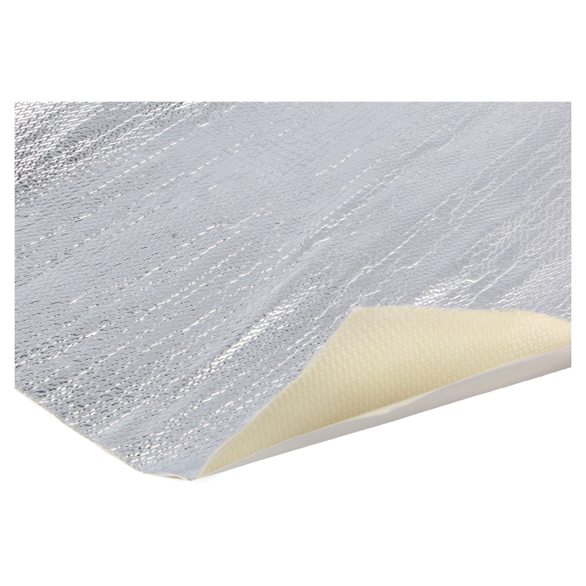 self-adhesive heat-resistant mat - 500 x 500 mm - Silver