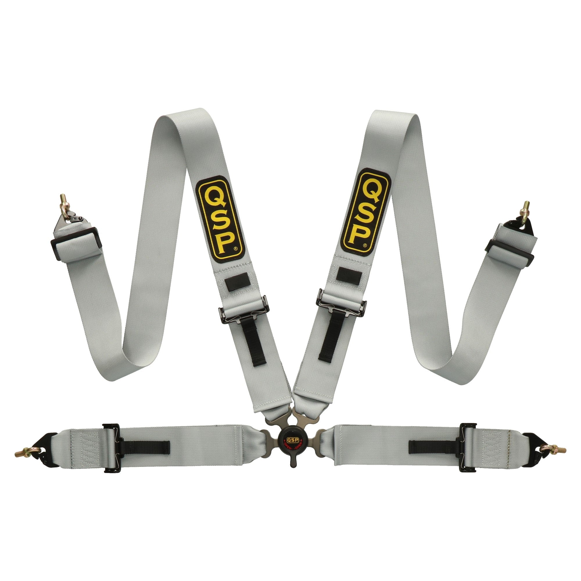 Seat Belt 4-P 3/3 - NON FIA - Gray