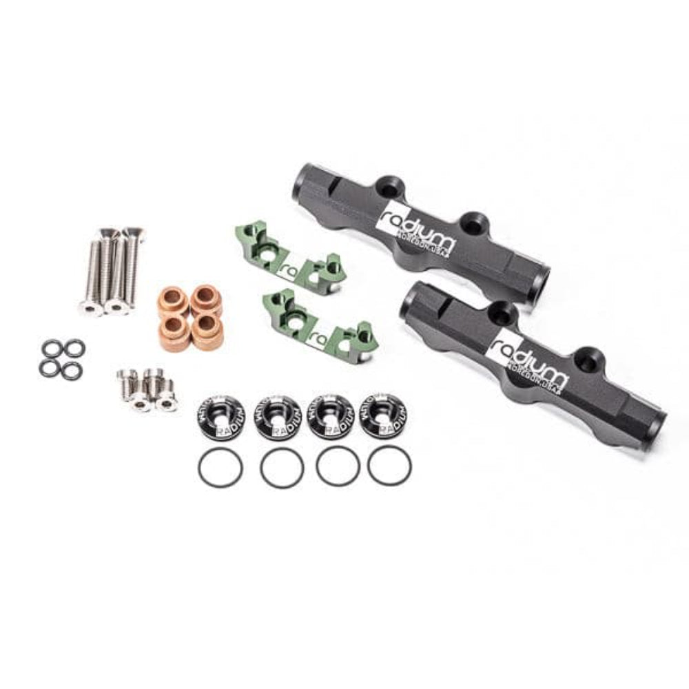 Radium Engineering Top Feed Conversion Fuel Rails Subaru EJ V1-2