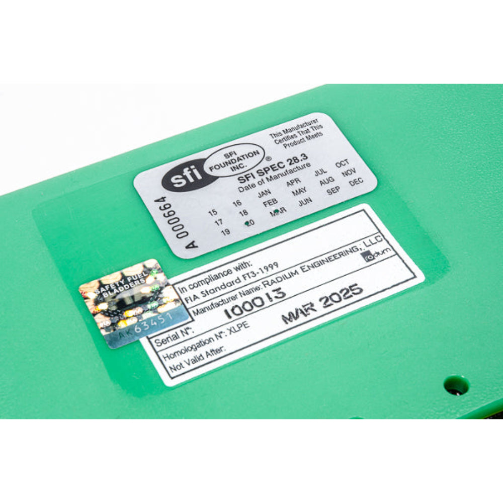 Radium Engineering R11A Replacement Fuel Bladder 10.5 Gal Spare Tire