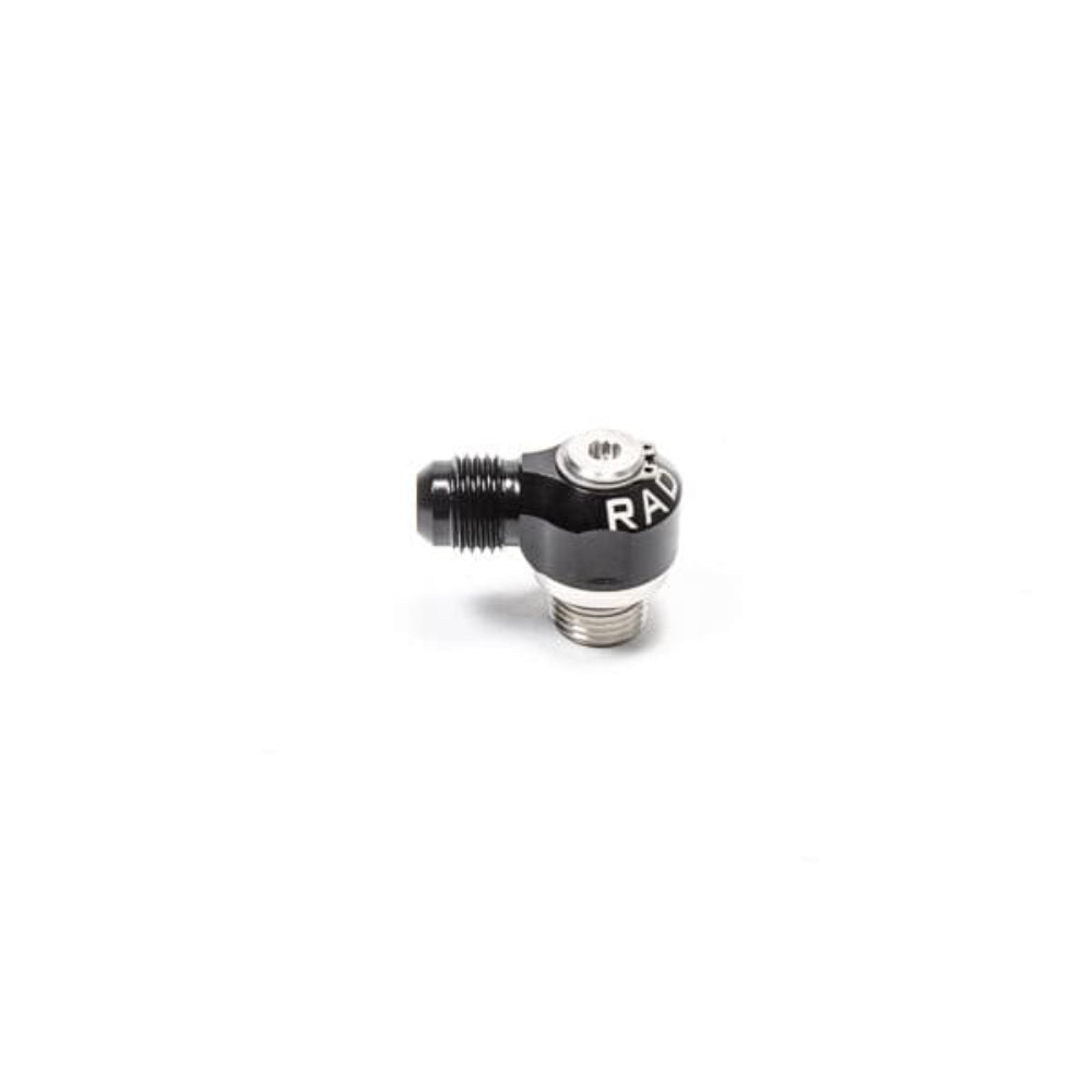 Radium Engineering 6AN ORB Swivel Banjo Fitting  - 6AN ORB Swivel Banjo to 8.5MM Barb Fitting