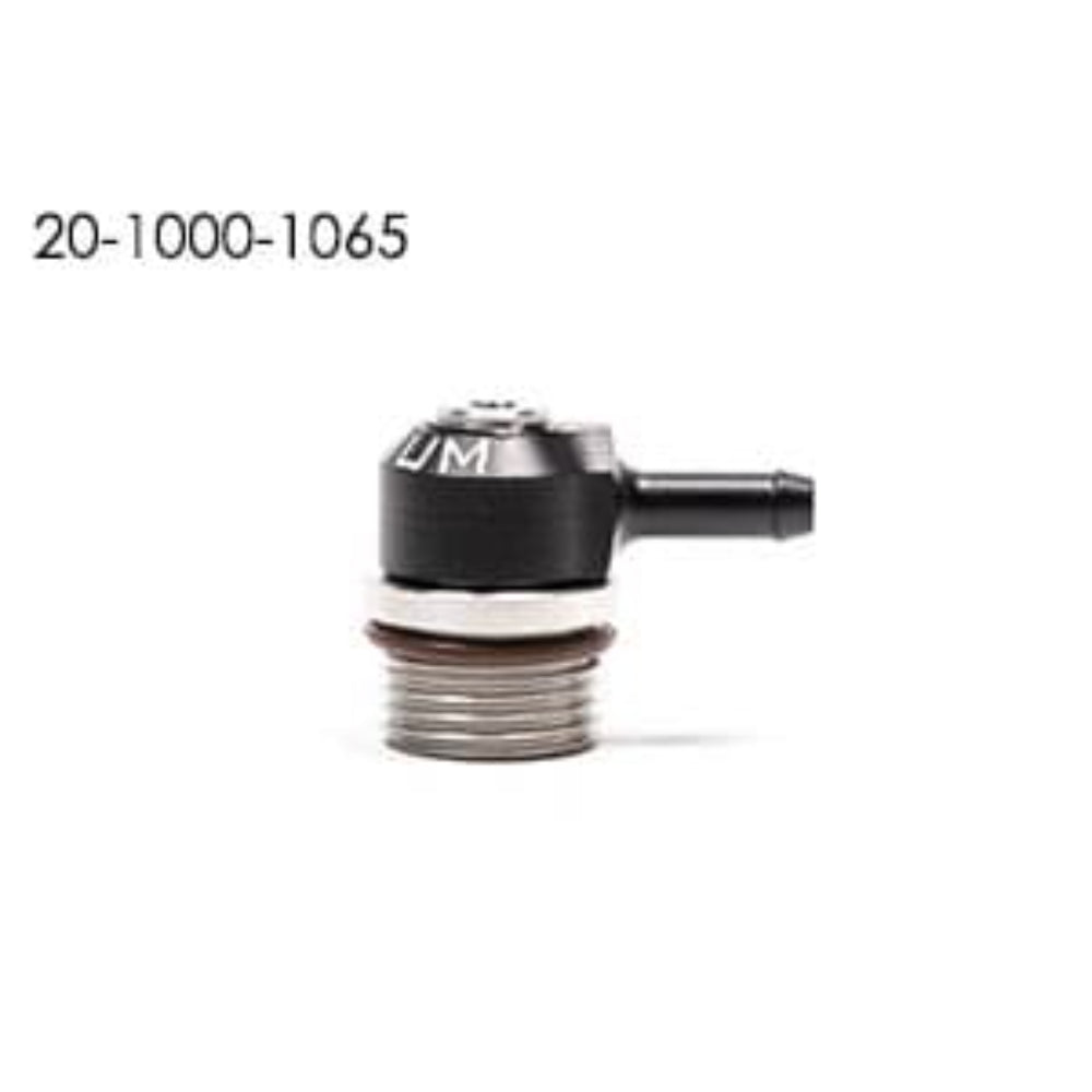 Radium Engineering 10AN ORB Swivel Banjo Fitting - 10AN ORB Swivel Banjo PCV Valve to 6.5mm Barb