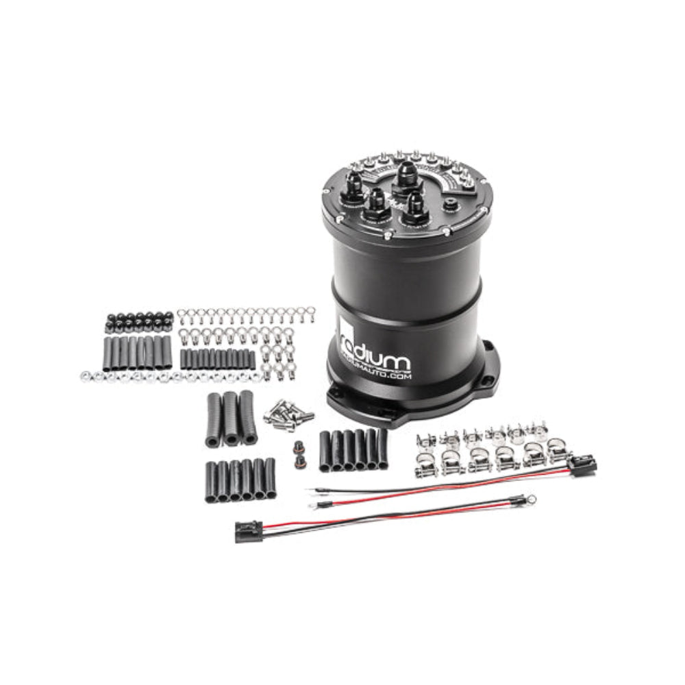 Radium Engineering Multi-Pump Fuel Surge Tank Fits Walbro GSS342 / AEM 50-1200 / DW4 - Pumps Not Included