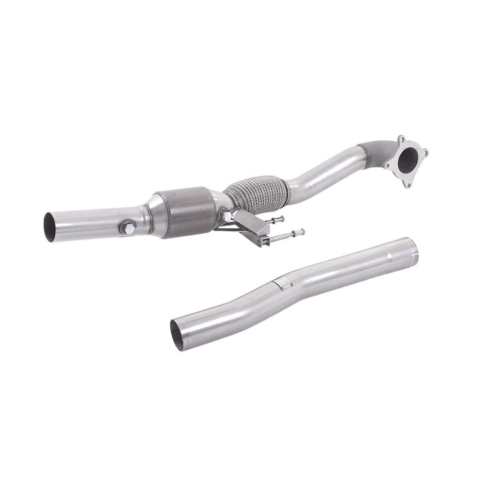 Milltek Volkswagen Scirocco R 2009-2016 Large Bore Downpipe and Hi-Flow Sports Cat Exhaust