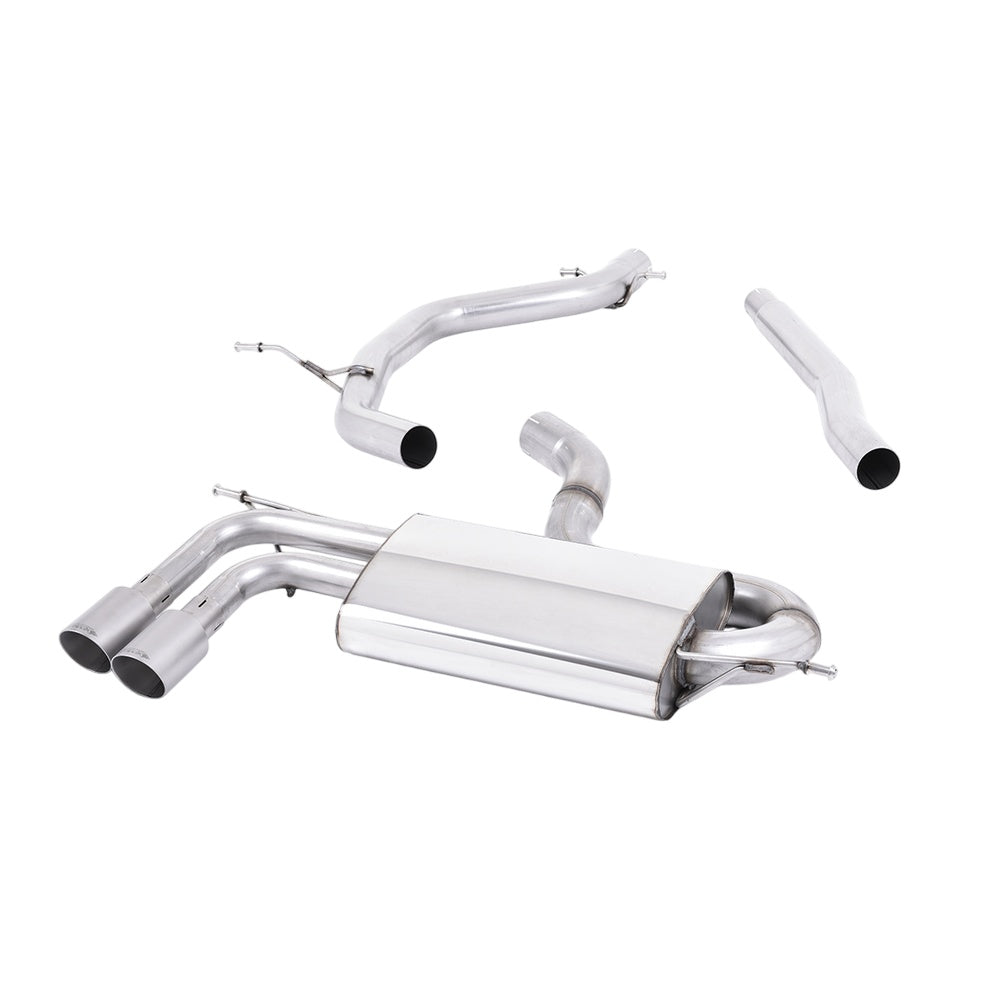 Milltek Volkswagen Golf Mk6 GTD 2.0 TDI 170PS 2009-2013 Particulate Filter-back Exhaust - Titanium Tips