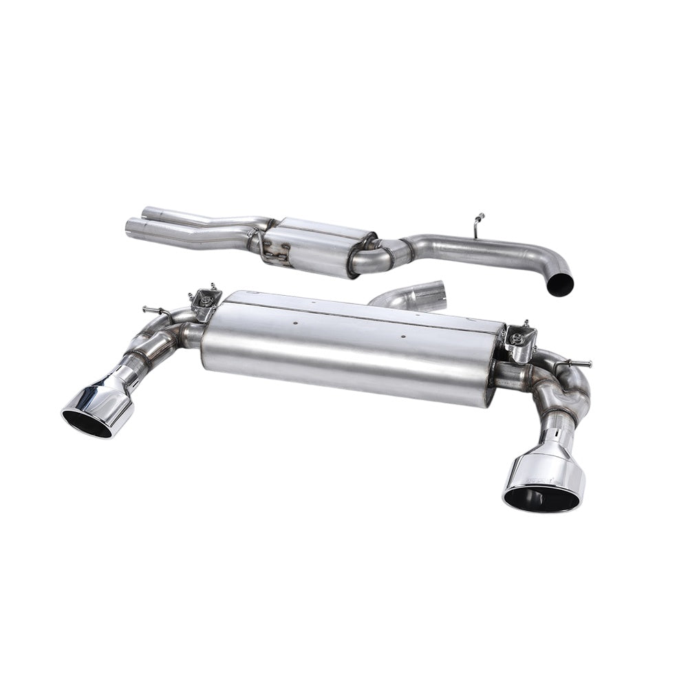 Milltek Audi RS3 Sportback (8V MQB - Pre Facelift Only) 2015-2017 Cat-back Exhaust  - Resonated Polished Oval Tips