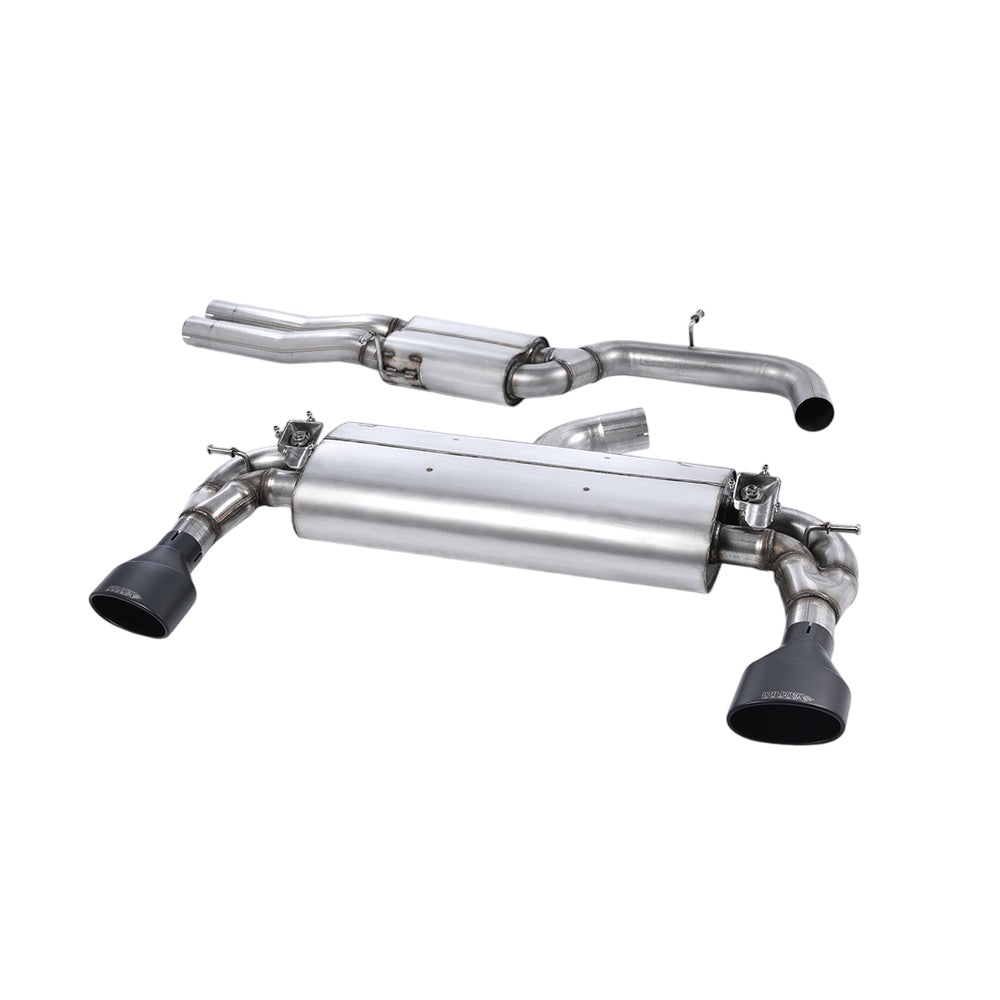 Milltek Audi RS3 Sportback (8V MQB - Pre Facelift Only) 2015-2017 Cat-back Exhaust  - Resonated Black Oval Tips