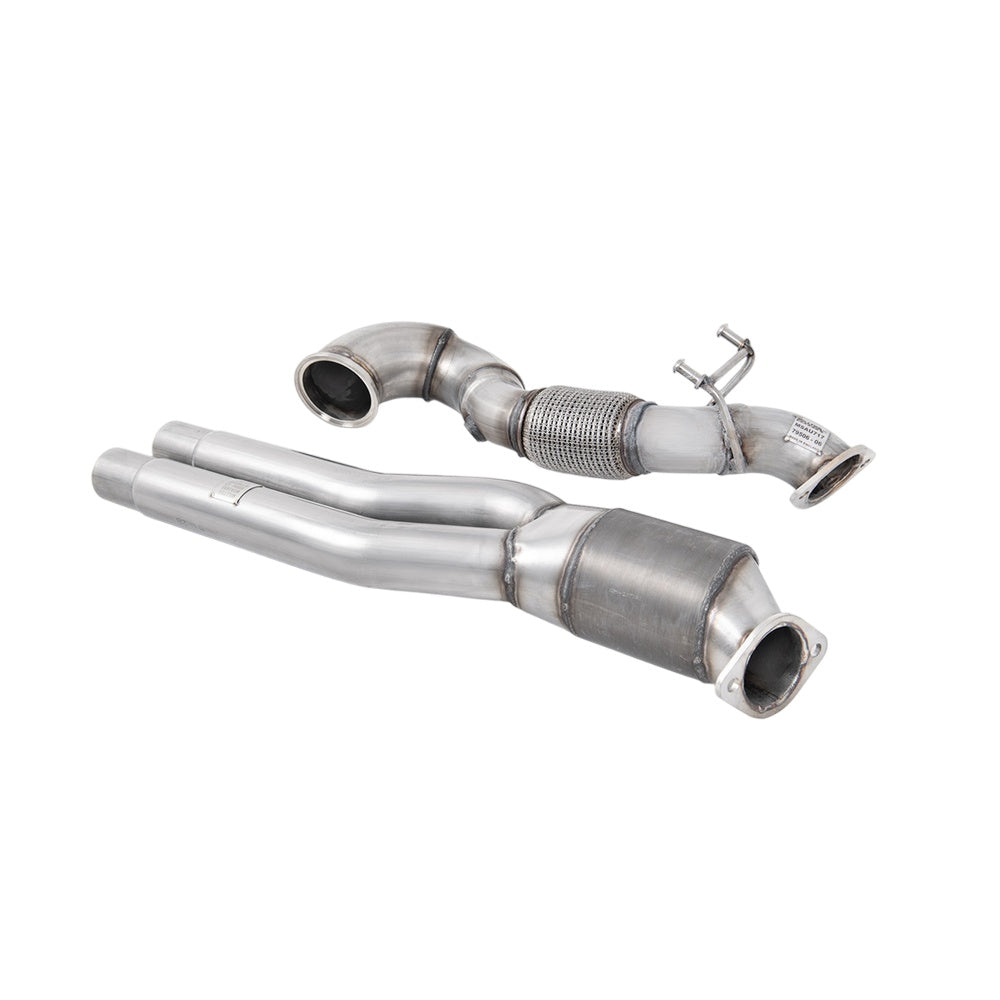 Milltek Audi TT Mk3 TTRS 2.5TFSI Quattro (Non-OPF/GPF Models) 2016-2023 Large Bore Downpipe and Hi-Flow Sports Cat Exhaust