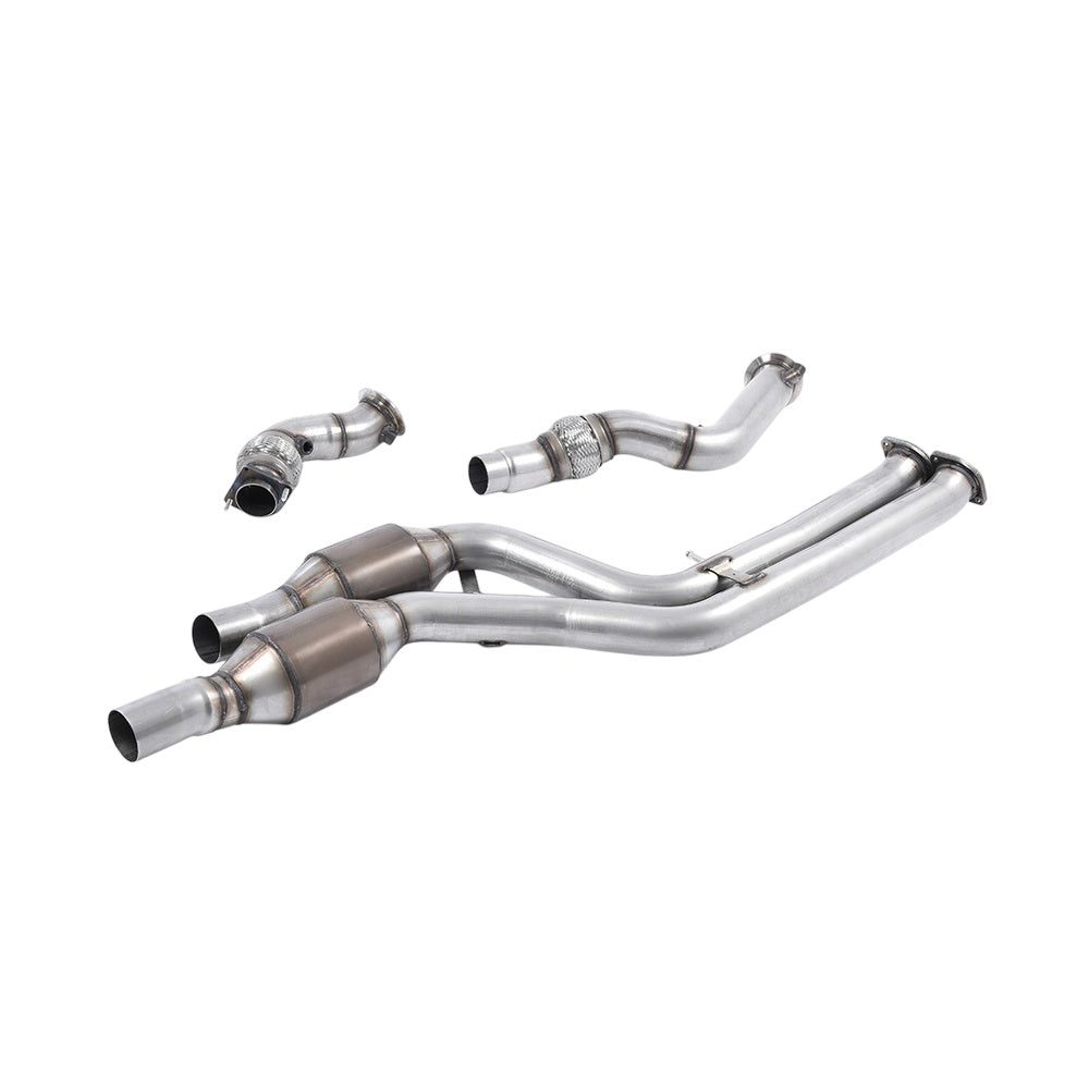 Milltek BMW 4 Series F82/83 M4 Coupe/Convertible (Non-OPF equipped models only) 2014-2018 Large Bore Exhaust Downpipes and Hi-Flow Sports Cats Exhaust