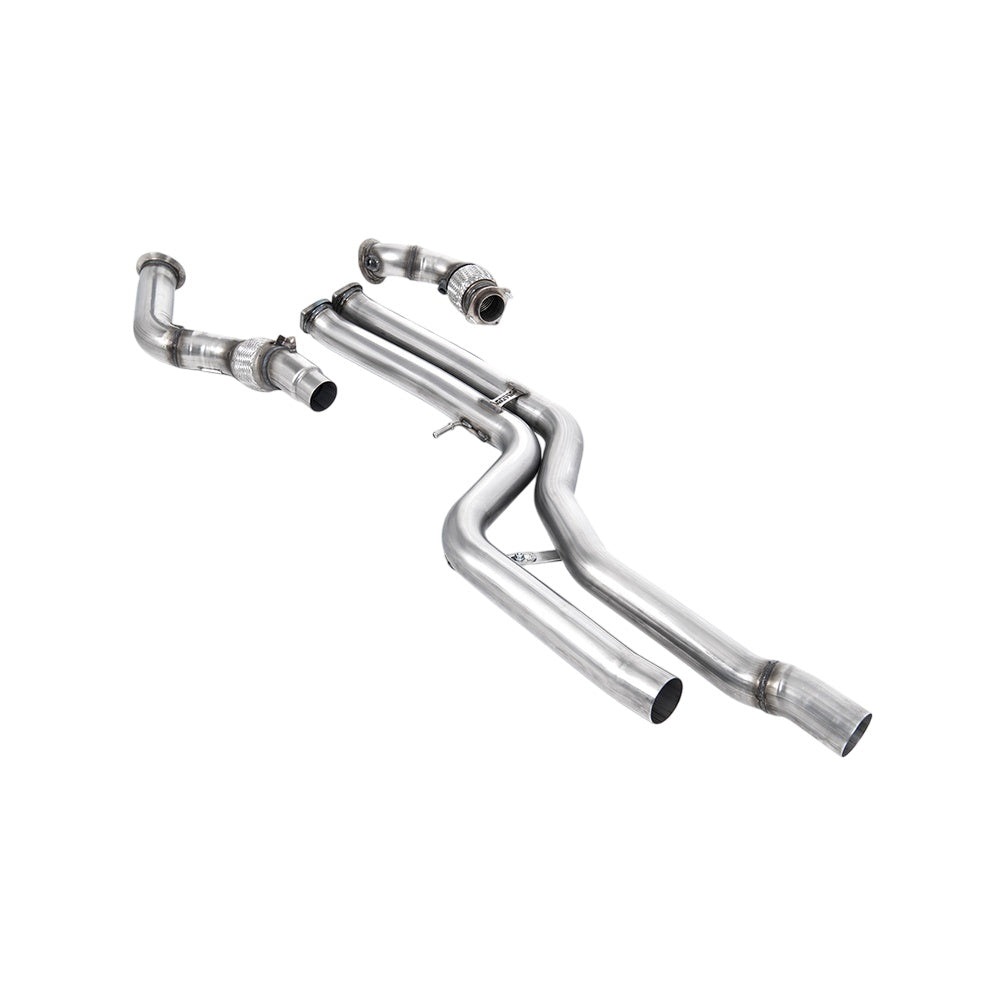 Milltek BMW 4 Series F82/83 M4 Coupe/Convertible (Non-OPF equipped models only) 2014-2018 Large-bore Downpipe and De-cat Exhaust