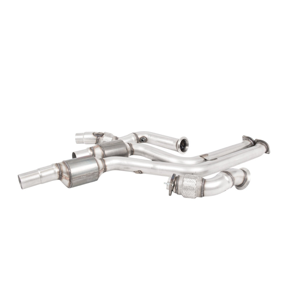 Milltek BMW 2 Series M2 Competition Coupe (F87) 2018-2023 Large Bore Exhaust Downpipes and Hi-Flow Sports Cats Exhaust