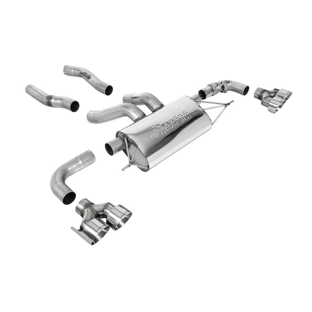 Milltek BMW 2 Series M240i Coupe (G42 XDrive OPF/GPF Models Only) 2022-2023 Particulate Filter-back Exhaust - Polished Tips