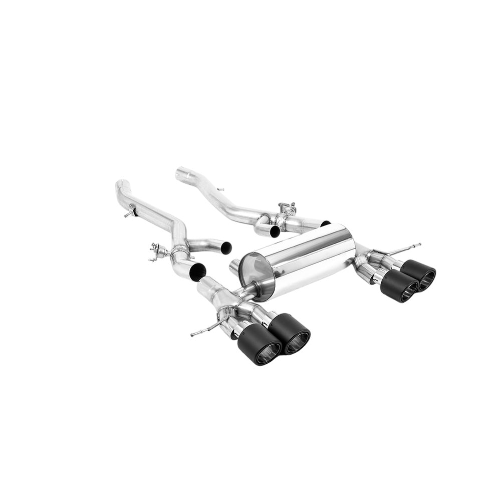 Milltek BMW M2 Coupe (G87 S58 OPF/GPF Models) - Axel Back Exhaust  - Carbon Tips