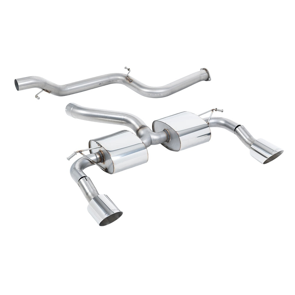 Milltek Ford Focus MK2 RS 2.5T 305PS 2009-2010 Cat-back Exhaust  - Non Resonated