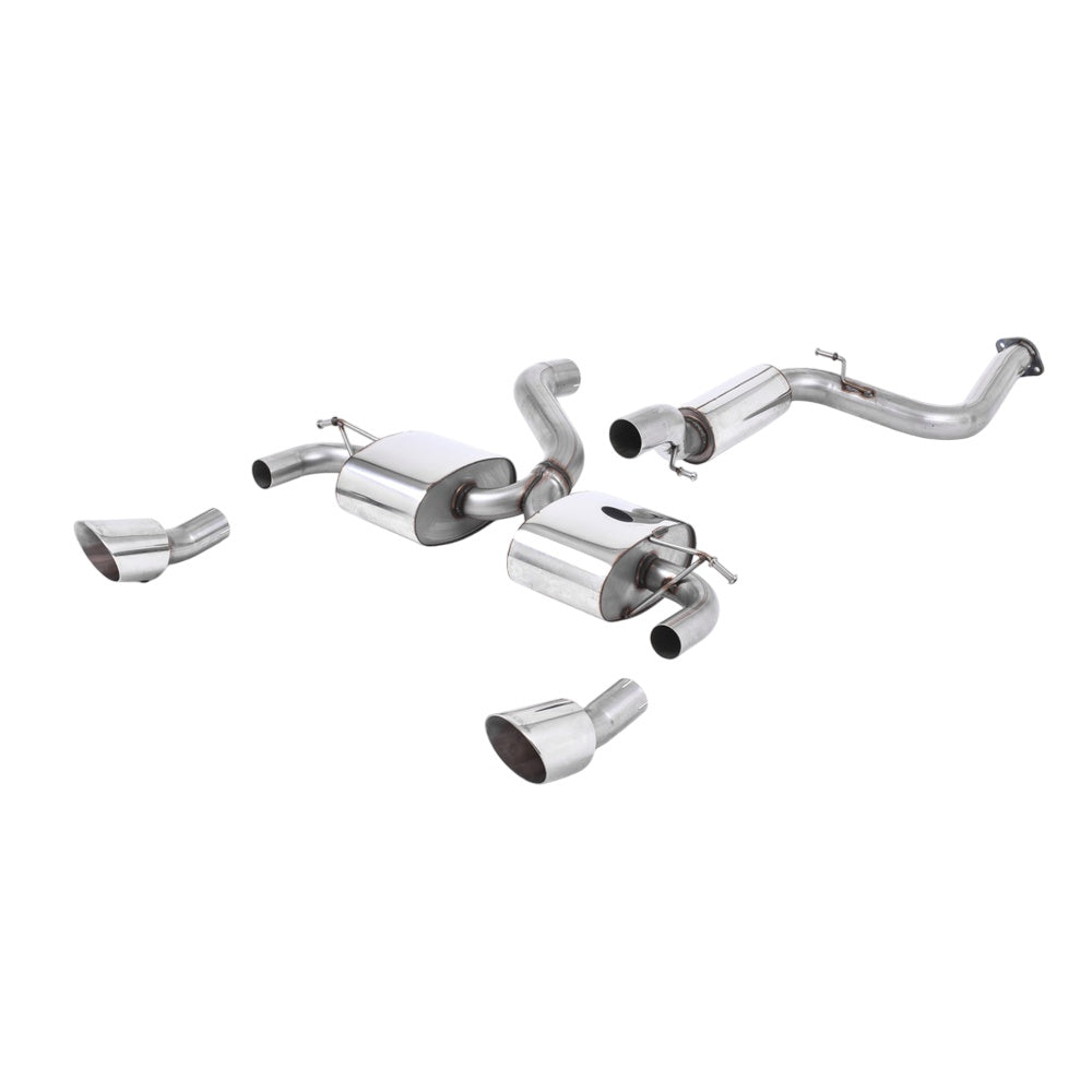 Milltek Ford Focus MK2 RS 2.5T 305PS 2009-2010 Cat-back Exhaust  - Resonated