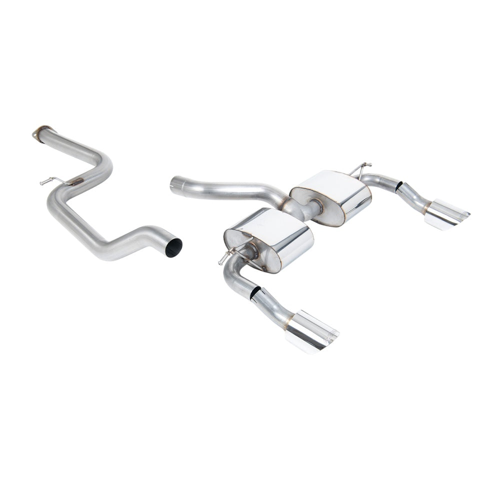 Milltek Ford Focus MK2 RS 2.5T 305PS 2009-2010 Cat-back Exhaust  - Race System DTM Tips